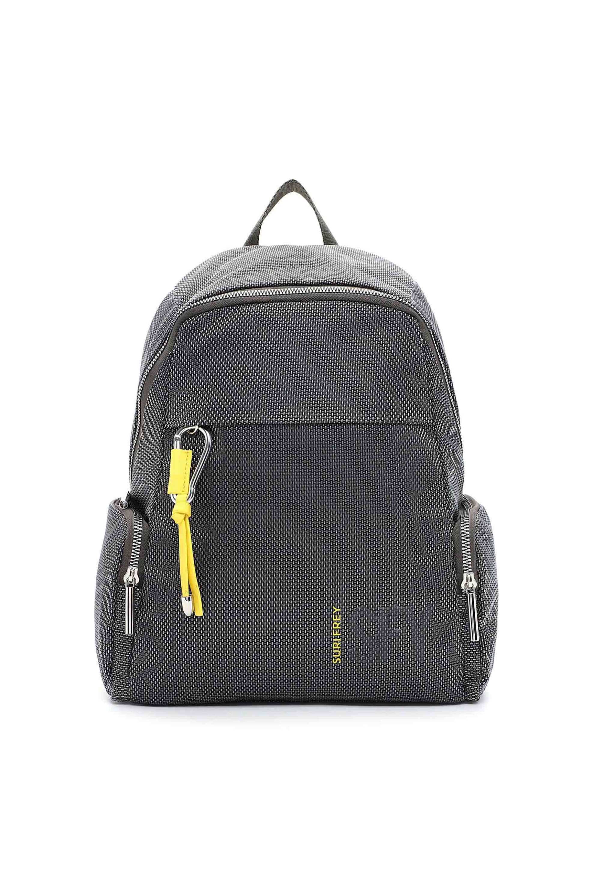 SURI FREY Suri Frey γυναικείο backpack με ανάγλυφο σχέδιο και λογότυπο "SURI Sports Marry medium" - 18072,843 Γκρι