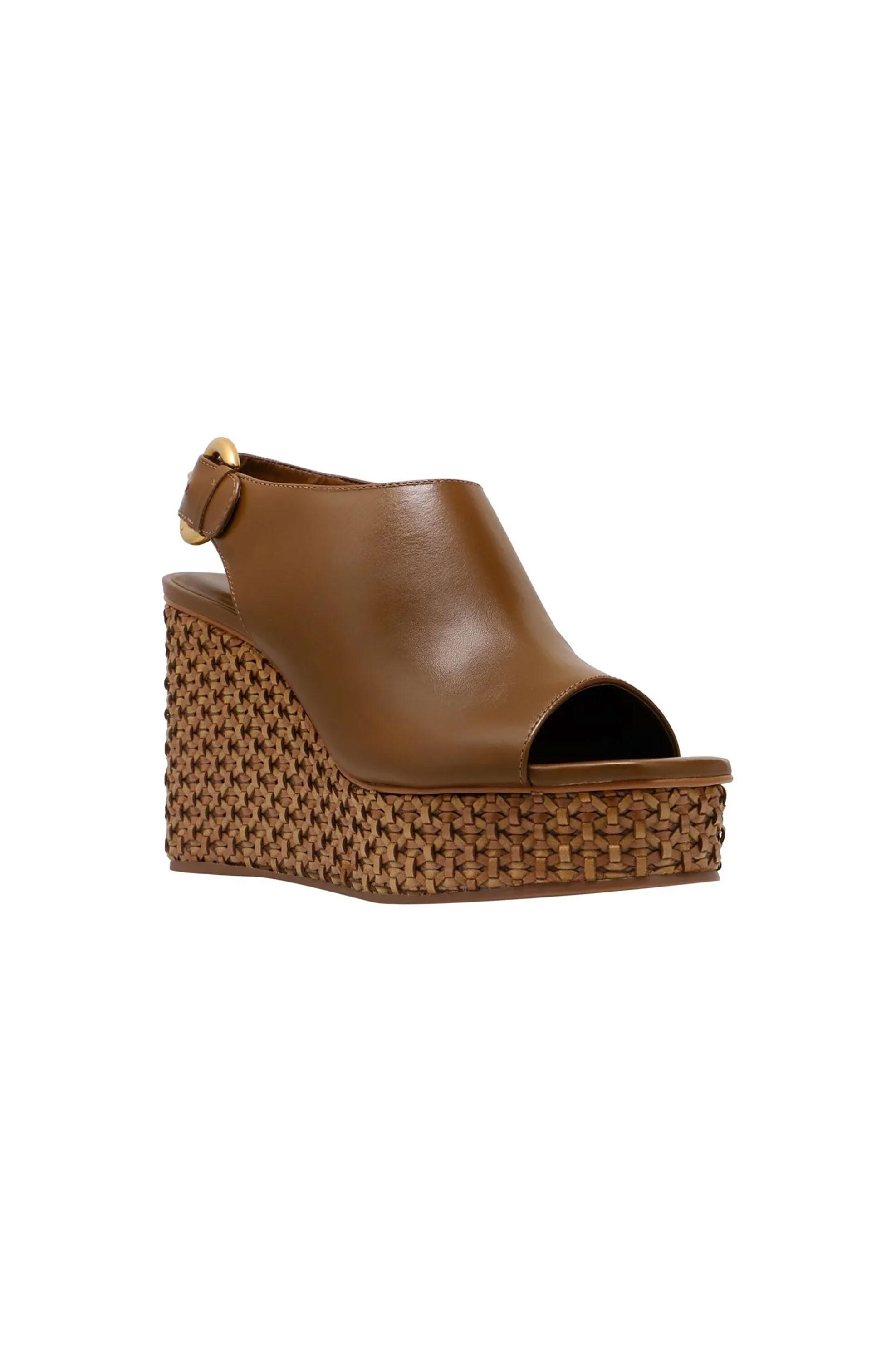 CARRANO Carrano γυναικείες δερμάτινες πλατφόρμες peep toe - 154133-TB02 Ταμπά - 2