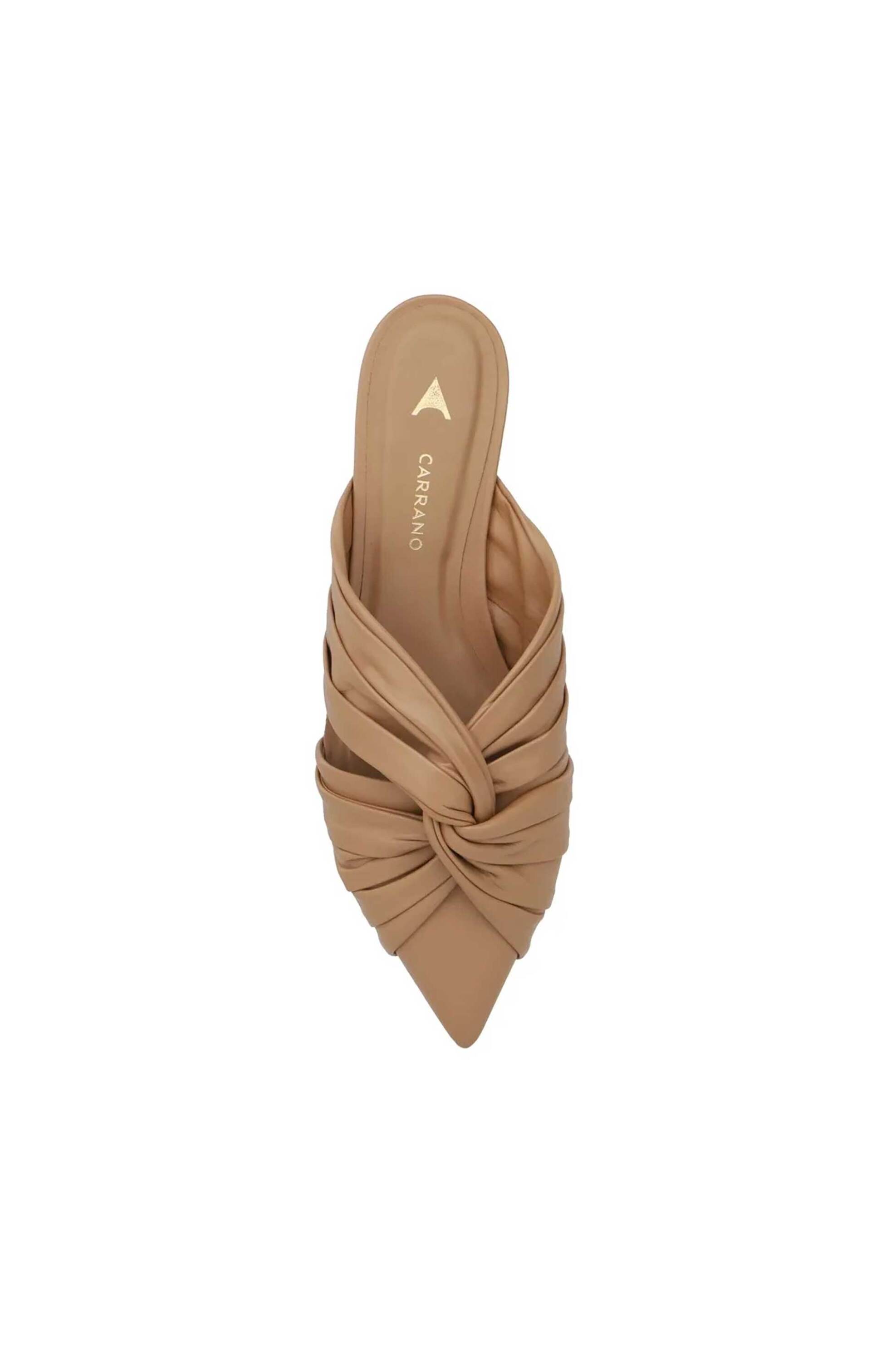 Carrano Γυναικεία Flats Μονόχρωμα - 507105-Fac01 Καφέ