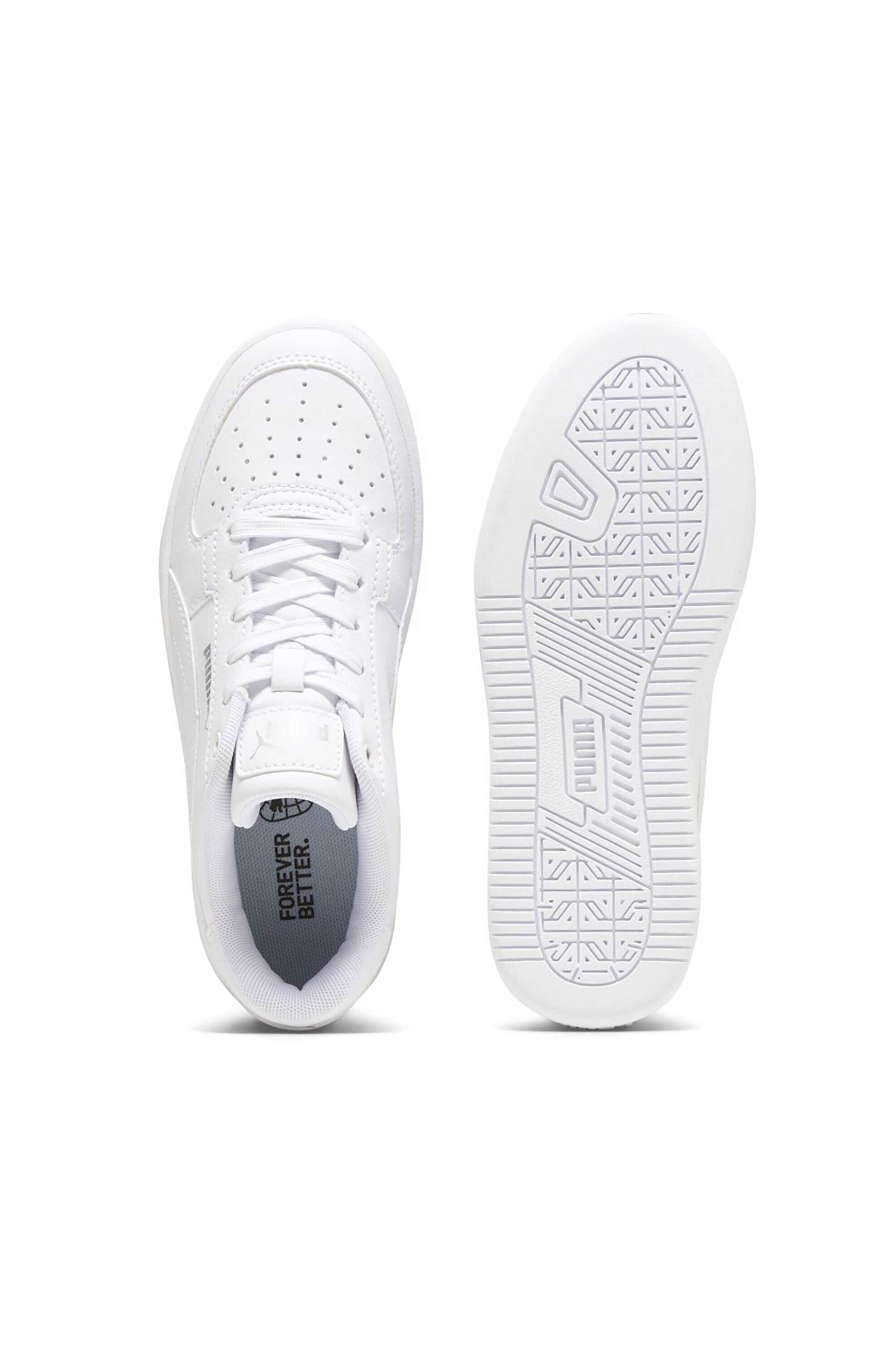 Puma Παιδικά Αθλητικά Παπούτσια Μονόχρωμα με Λογότυπο Caven 2 0 - 393837 Λευκό