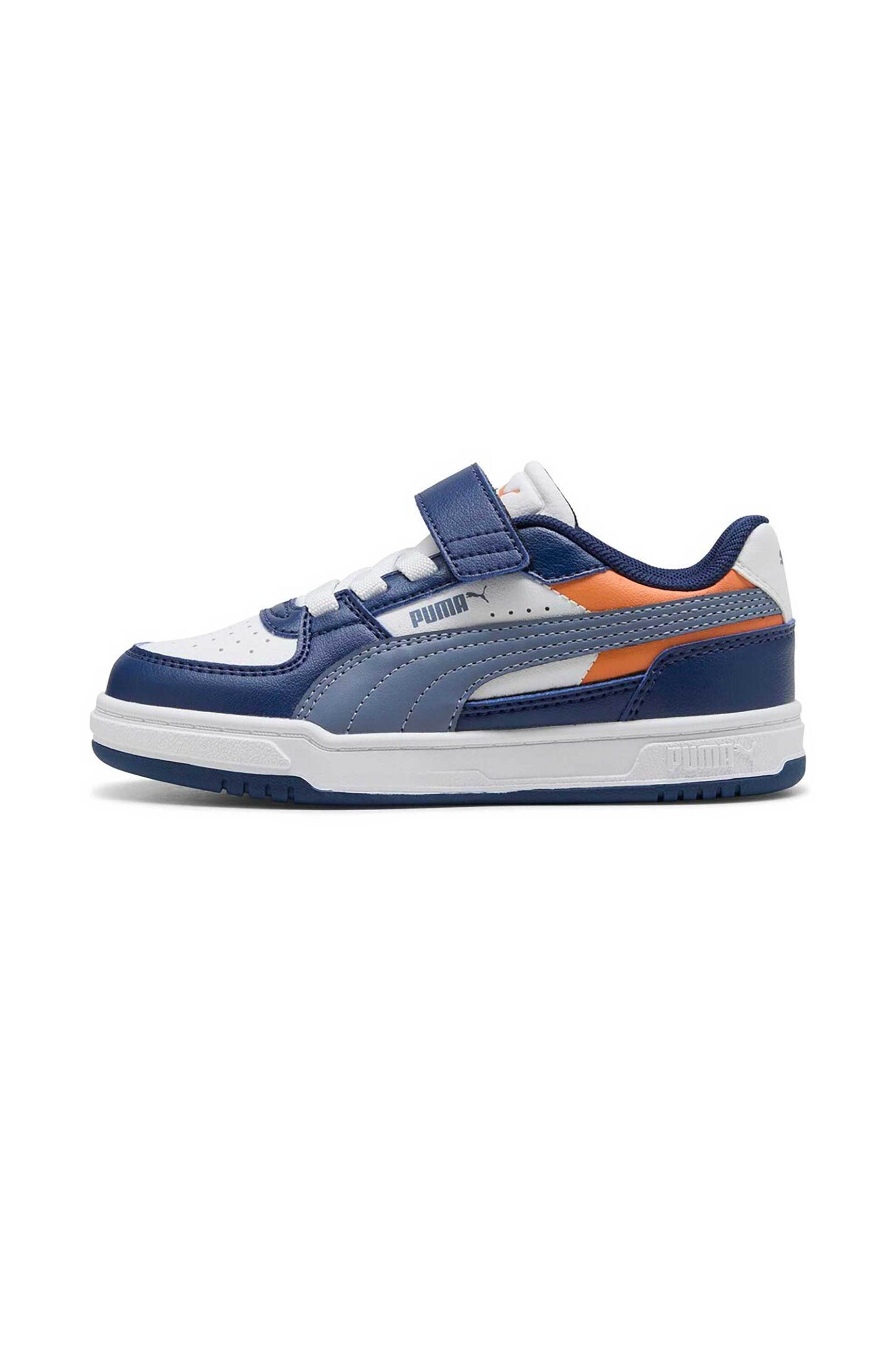 Puma παιδικά sneakers "Caven III Block" (28-35) - 406891 Λευκό - Μπλε