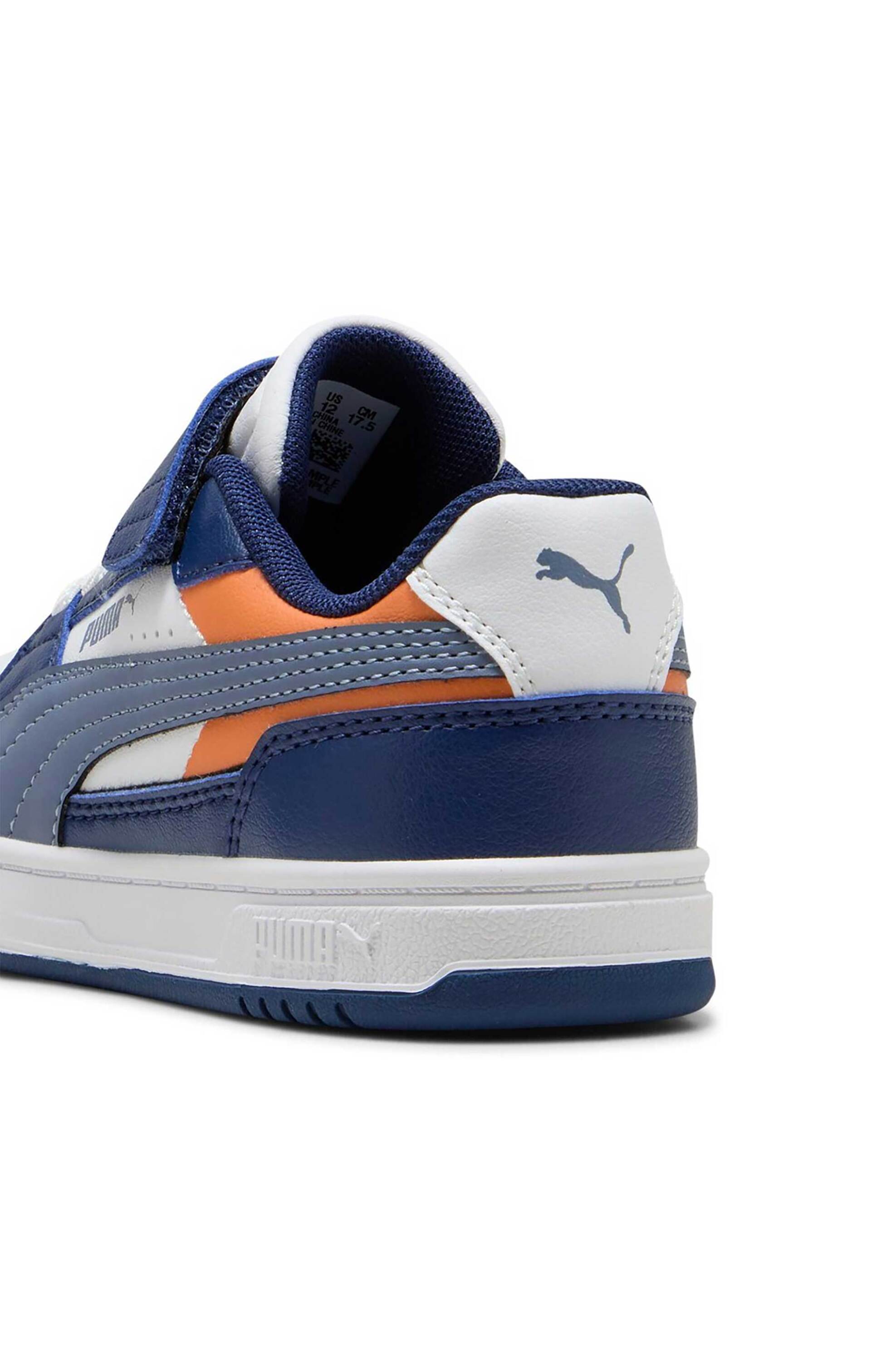 Puma Παιδικά Sneakers Caven Iii Block (28-35) - 406891 Λευκό Μπλε