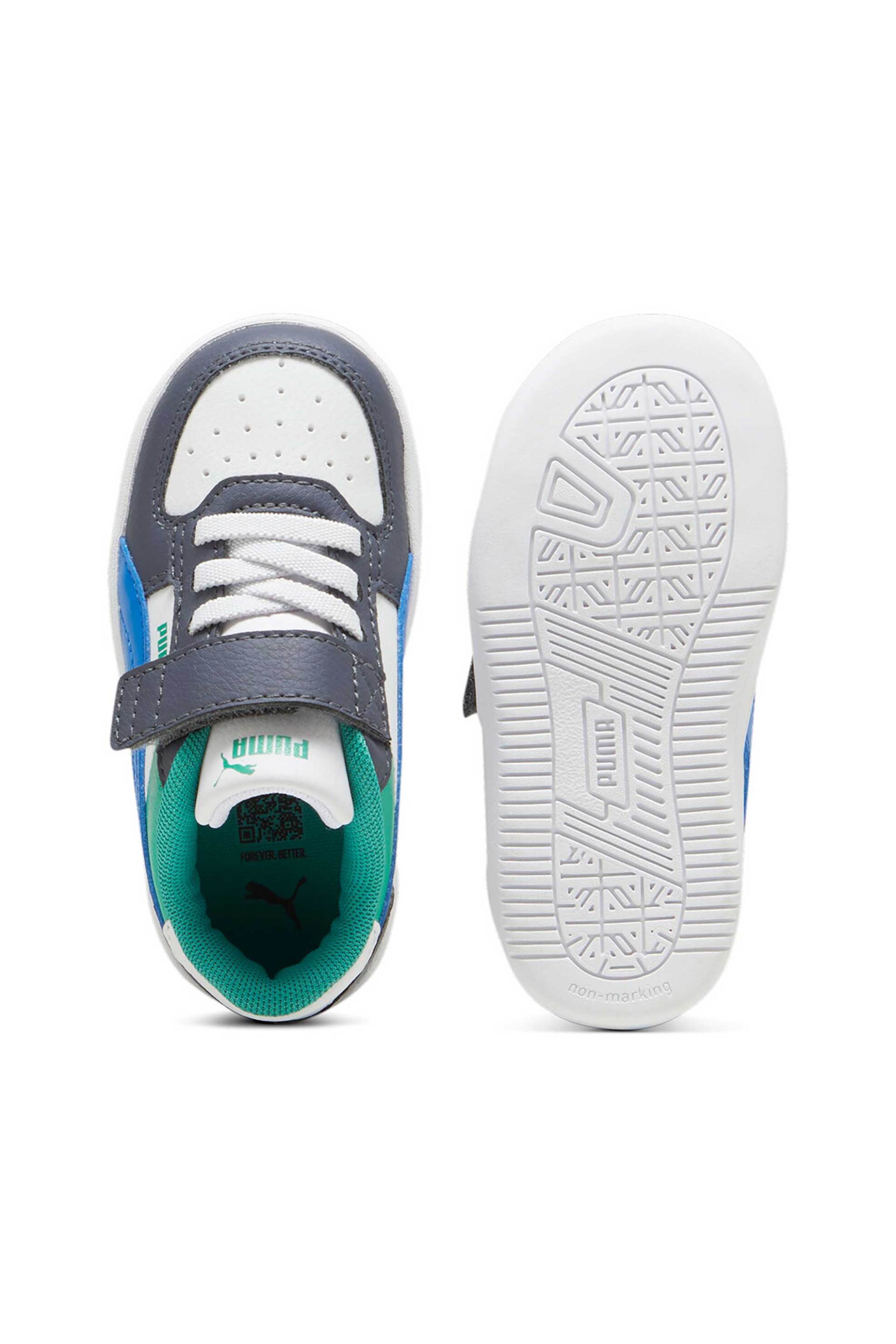 Puma βρεφικά αθλητικά παπούτσια με contrast λεπτομέρειες και λογότυπο "Caven 2.0" - 394463 Γκρι φωτογραφία