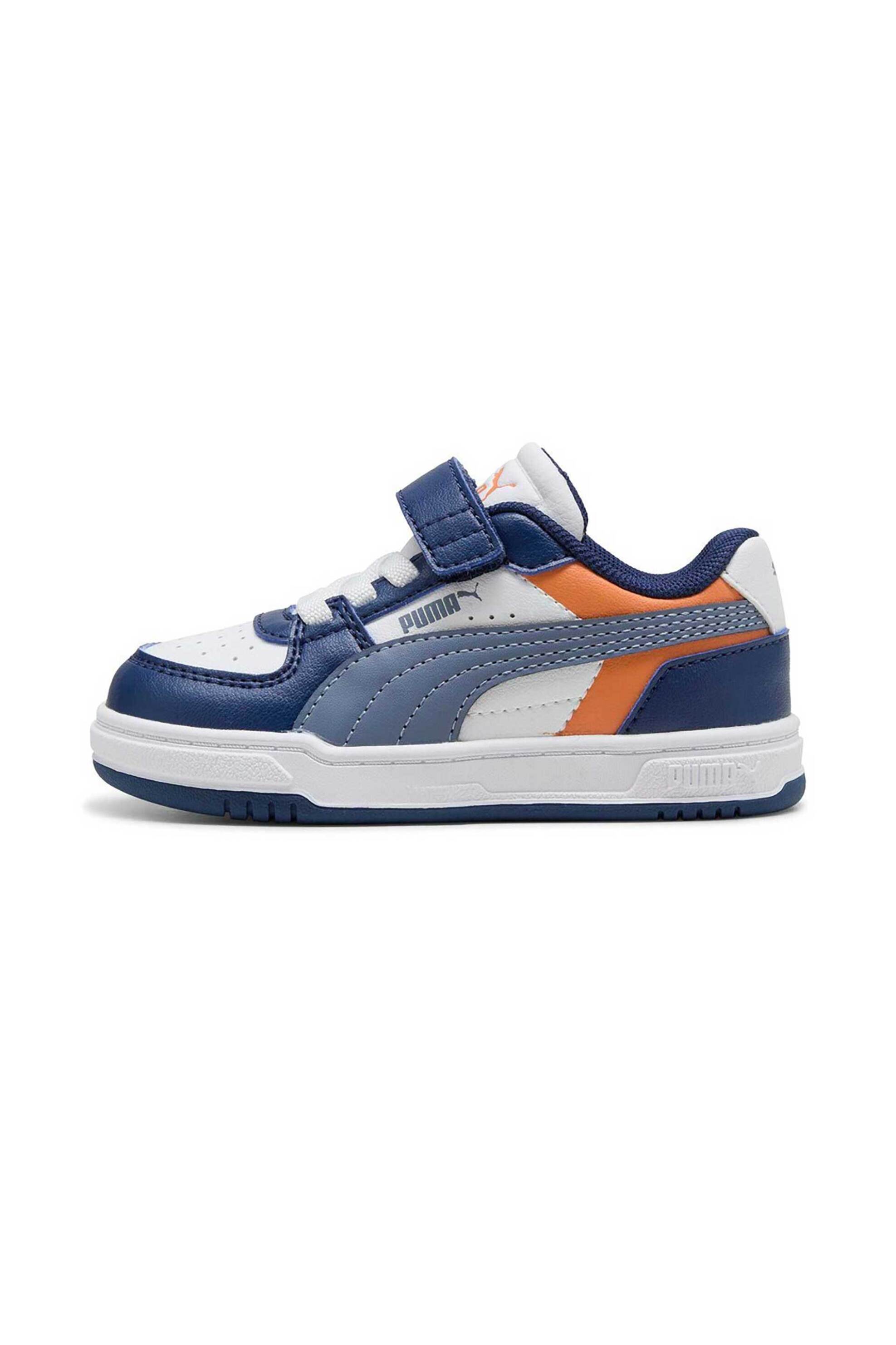Puma βρεφικά sneakers “Caven III Block” (19-27) – 406892 Λευκό – Μπλε