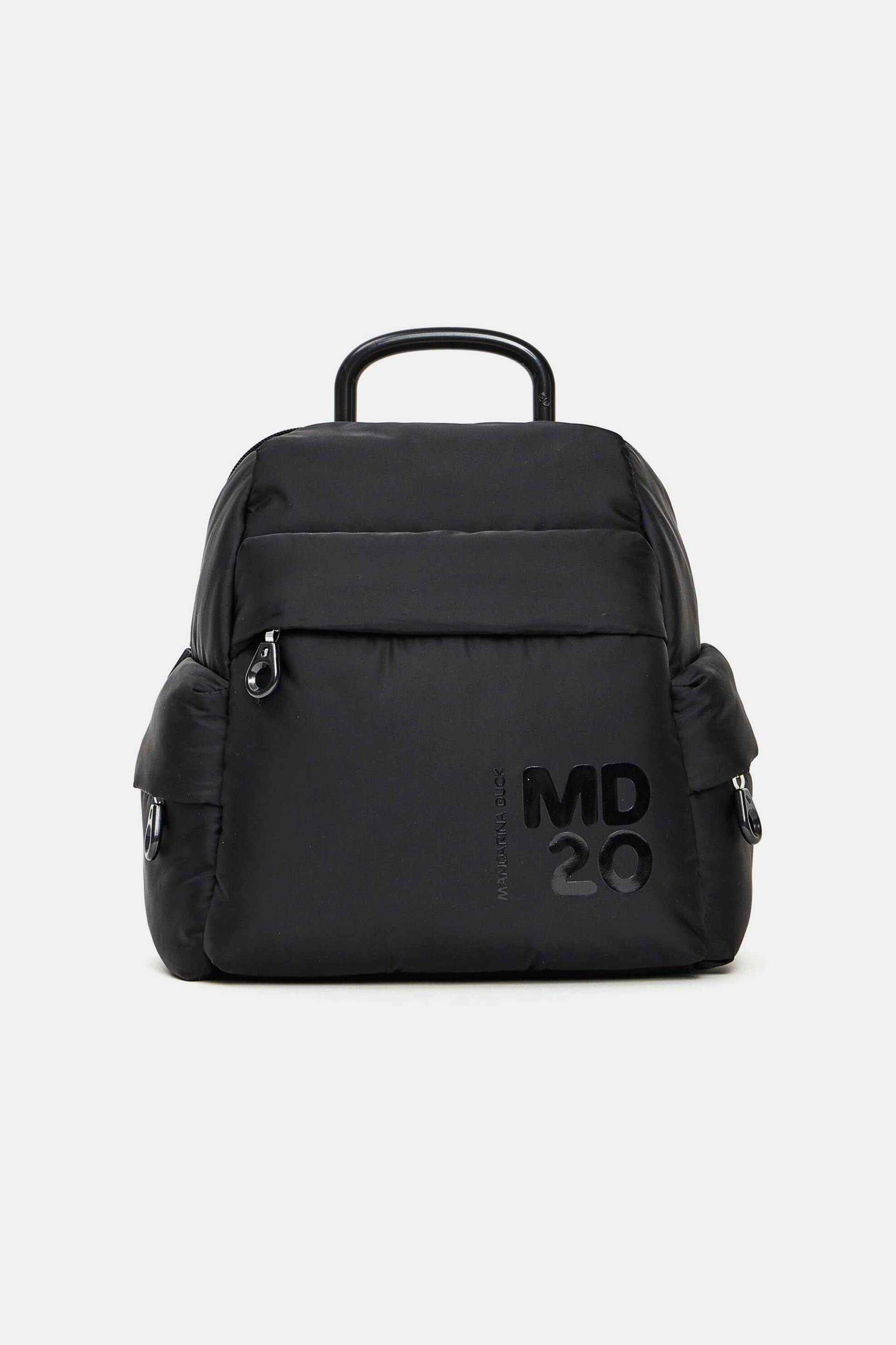 MANDARINA DUCK Mandarina Duck γυναικείο υφασμάτινο backpack με λογότυπο - P10ONTT1 Μαύρο