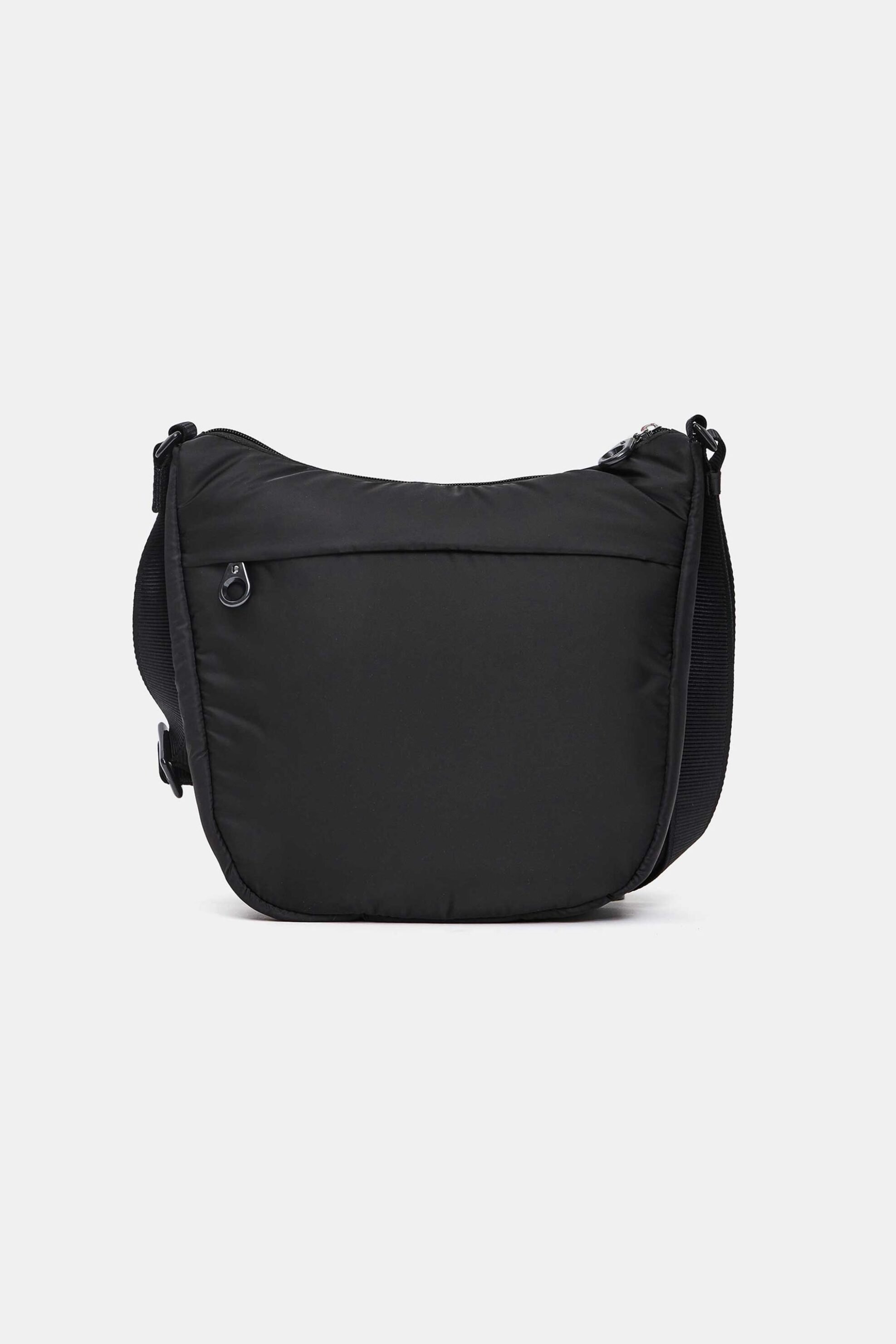 Mandarina Duck γυναικεία υφασμάτινη τσάντα ώμου με λογότυπο - P10ONTV1 Μαύρο φωτογραφία