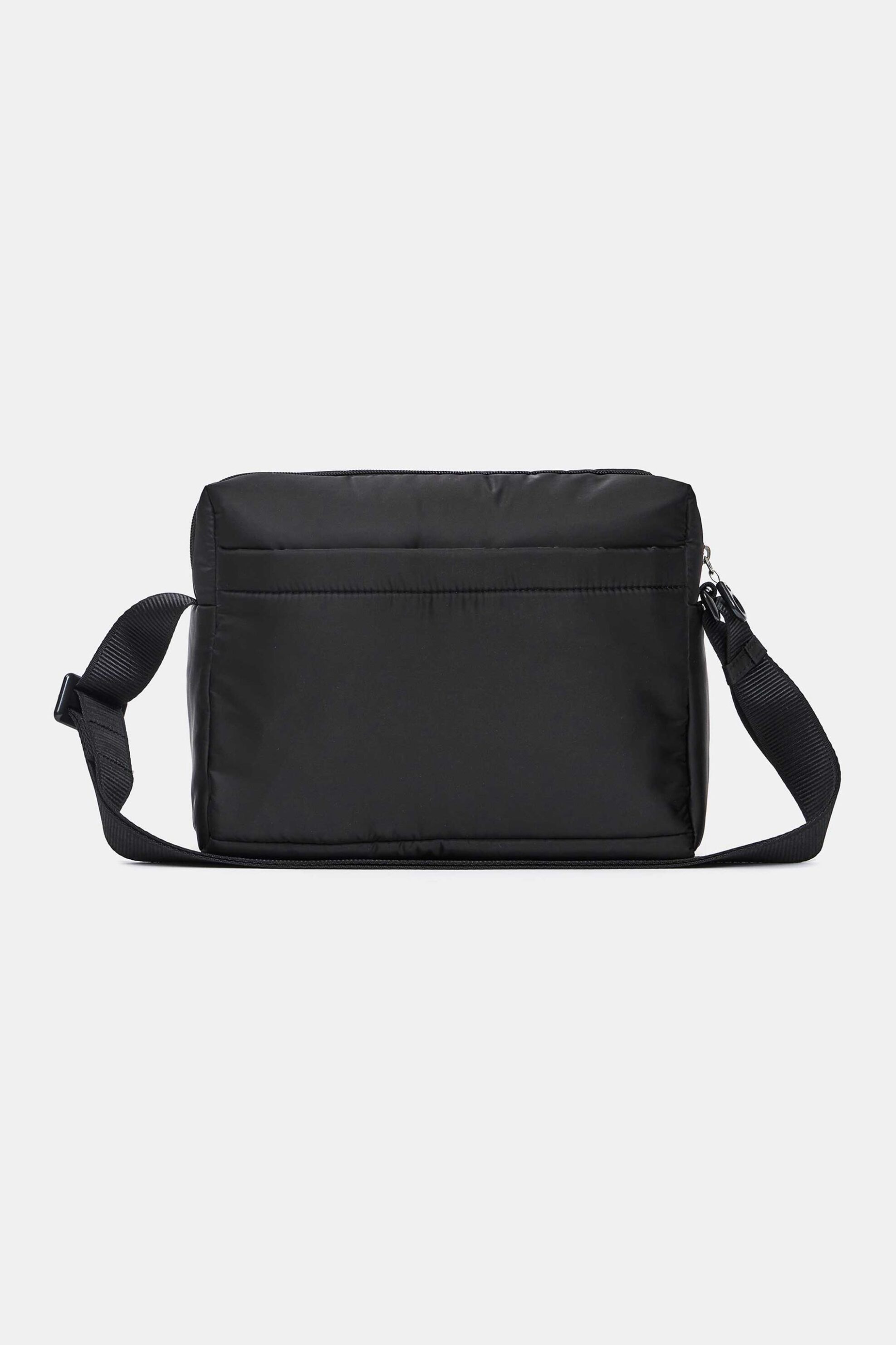 Mandarina Duck γυναικεία υφασμάτινη τσάντα ώμου με λογότυπο - P10ONTV8 Μαύρο φωτογραφία