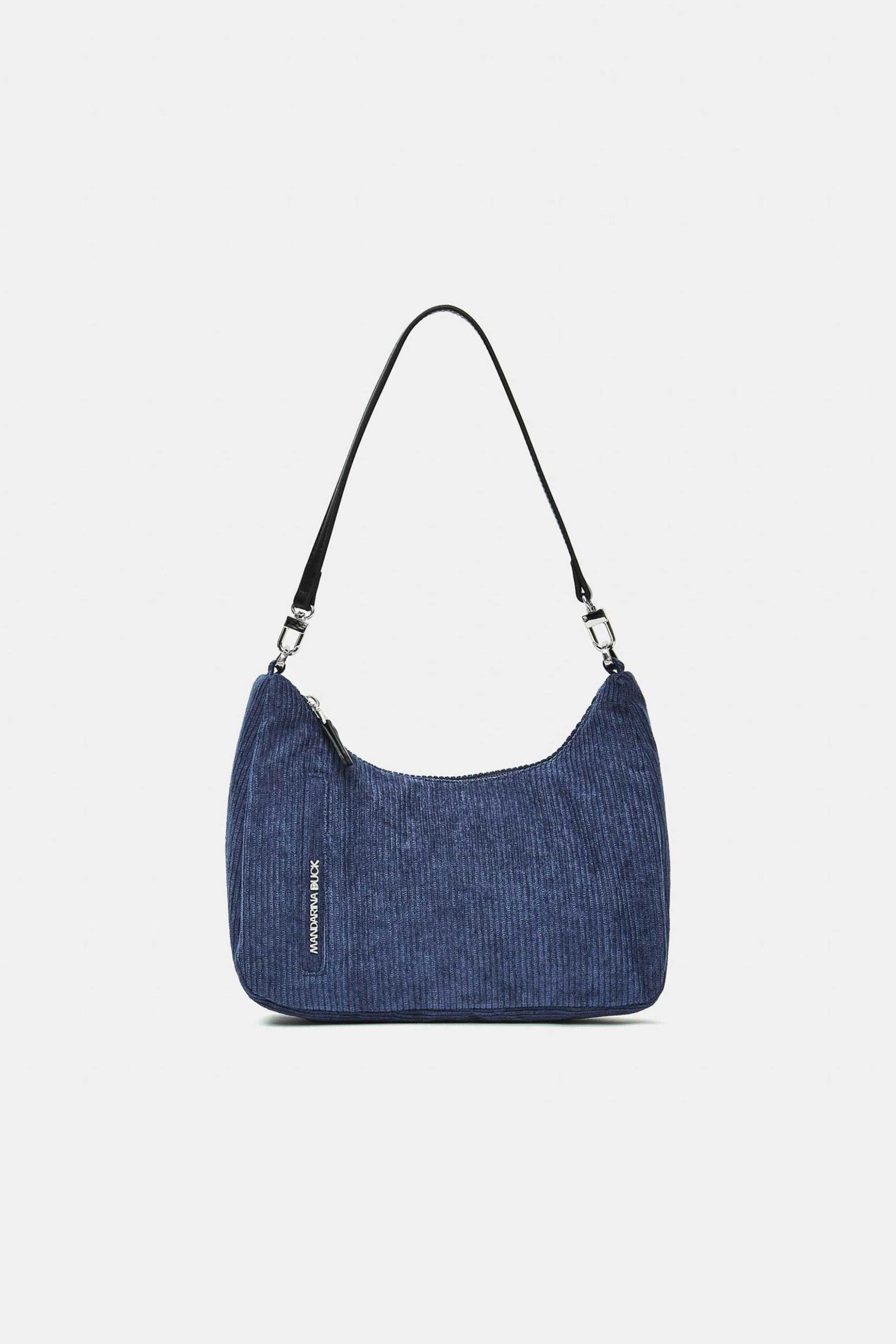 Mandarina Duck γυναικεία τσάντα ώμου "Hunter Velvet Small" - P10OKT25 Μπλε