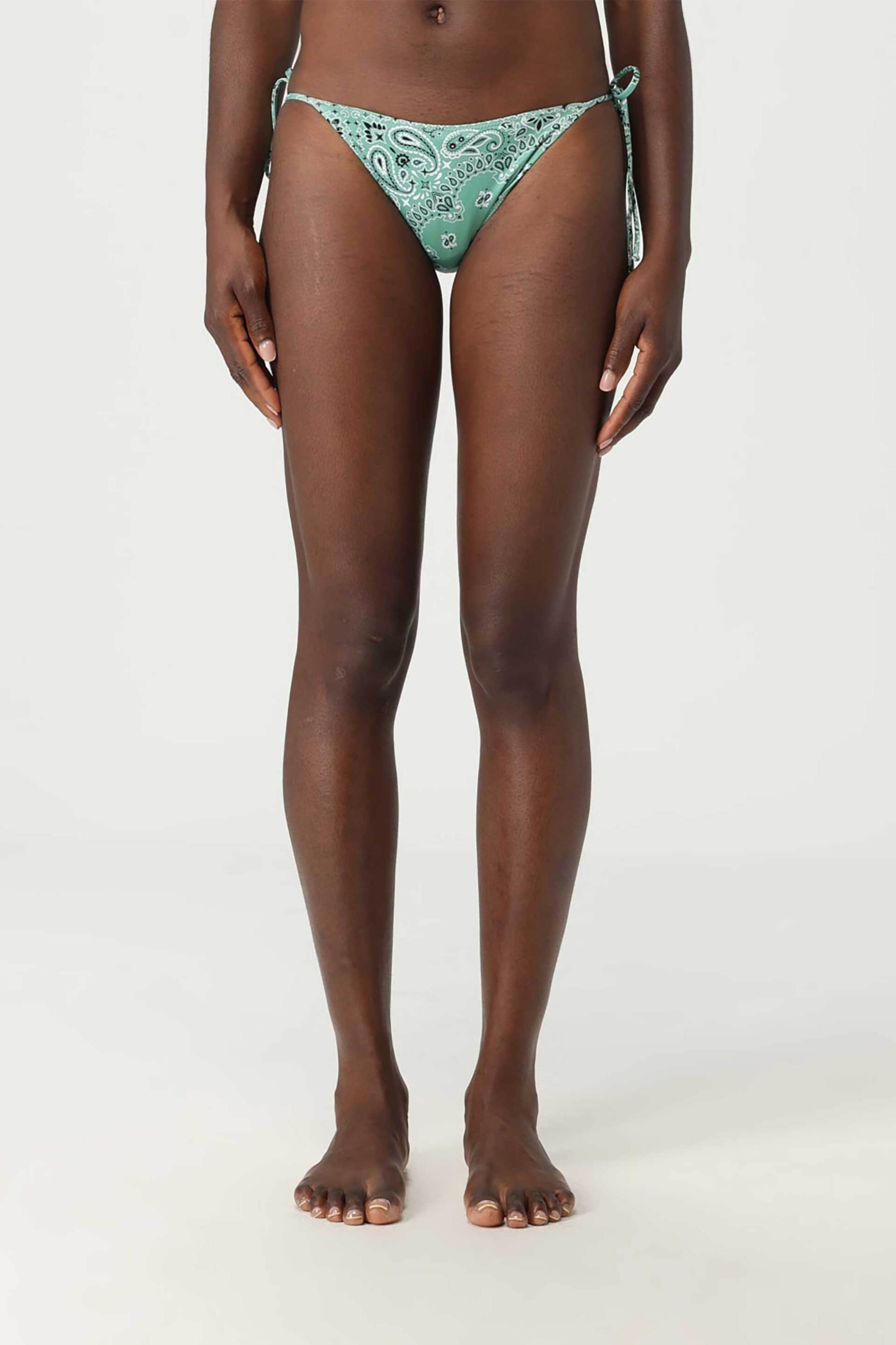 MC2 Saint Barth γυναικείο μαγιό μπικίνι σλιπ "Marielle Cheeky Bottom With Self Bandanna" - MRL0001-01089H Βεραμάν