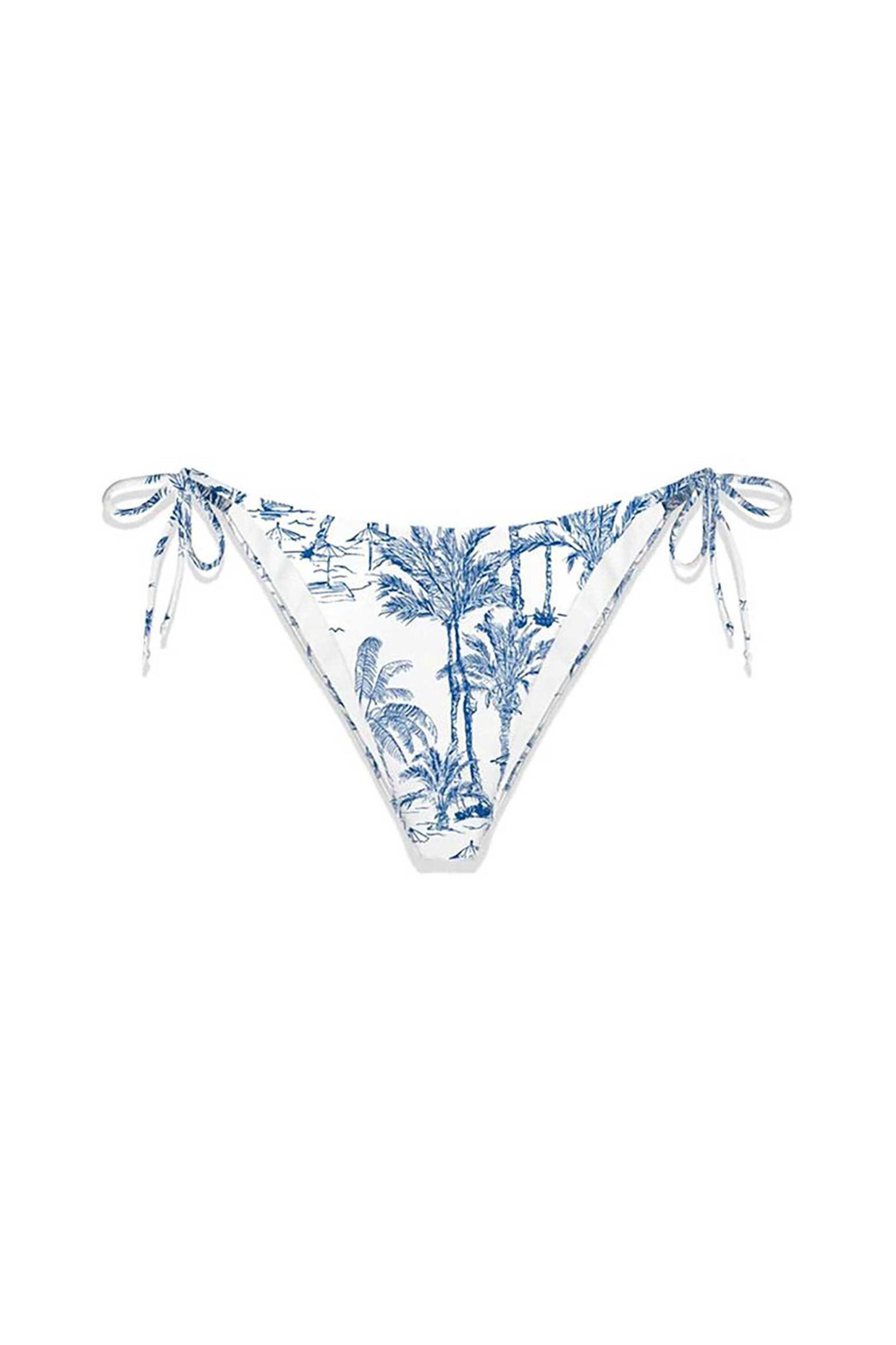 MC2 Saint Barth γυναικείο μαγιό μπικίνι σλιπ "Marielle Cheeky Bottom Saint Beach" - MRL0001-02774H Μπλε