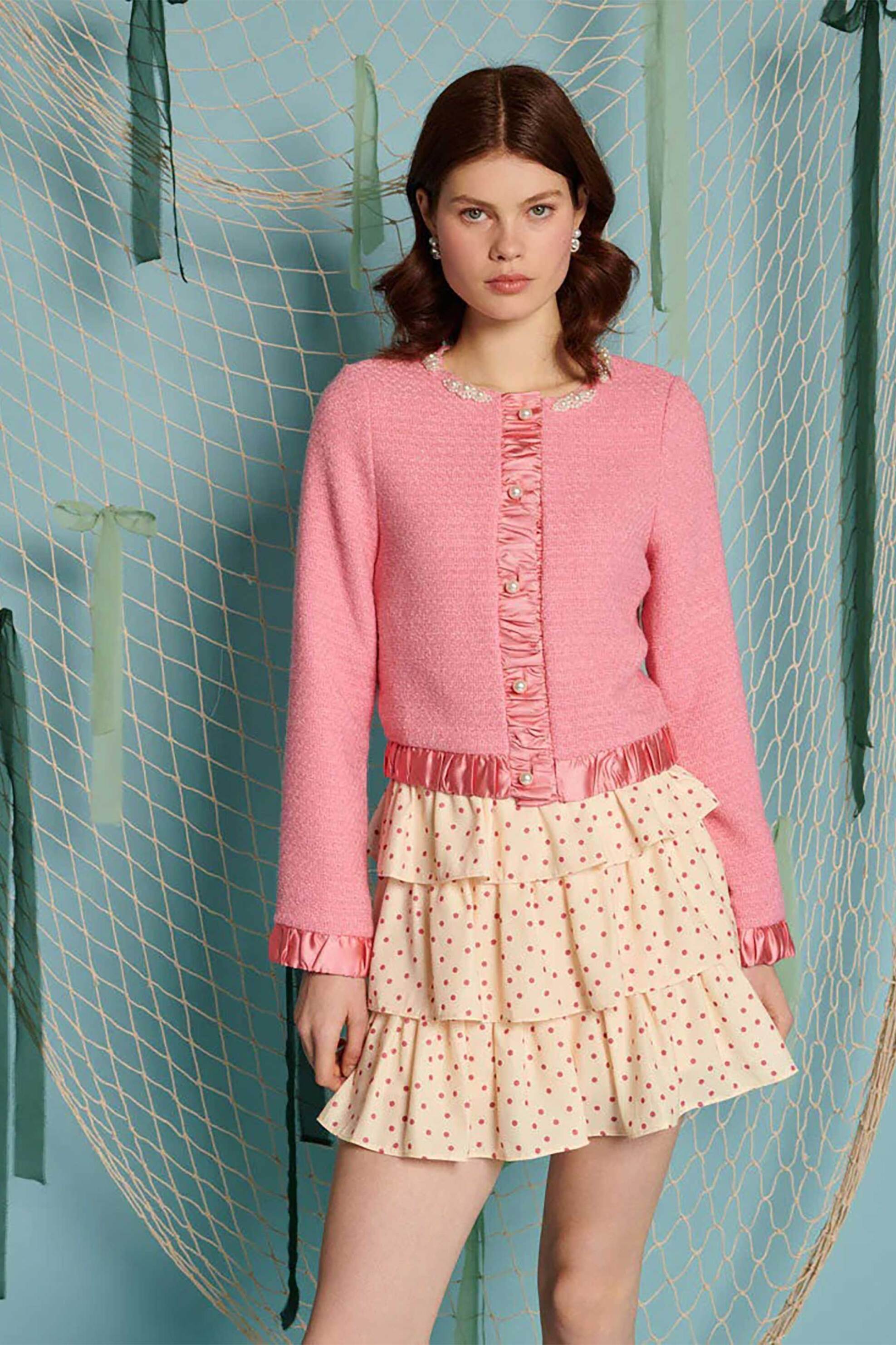 SISTER JANE Sister Jane γυναικείο jacket "Mira Pearl" - CG047PNK Ροζ