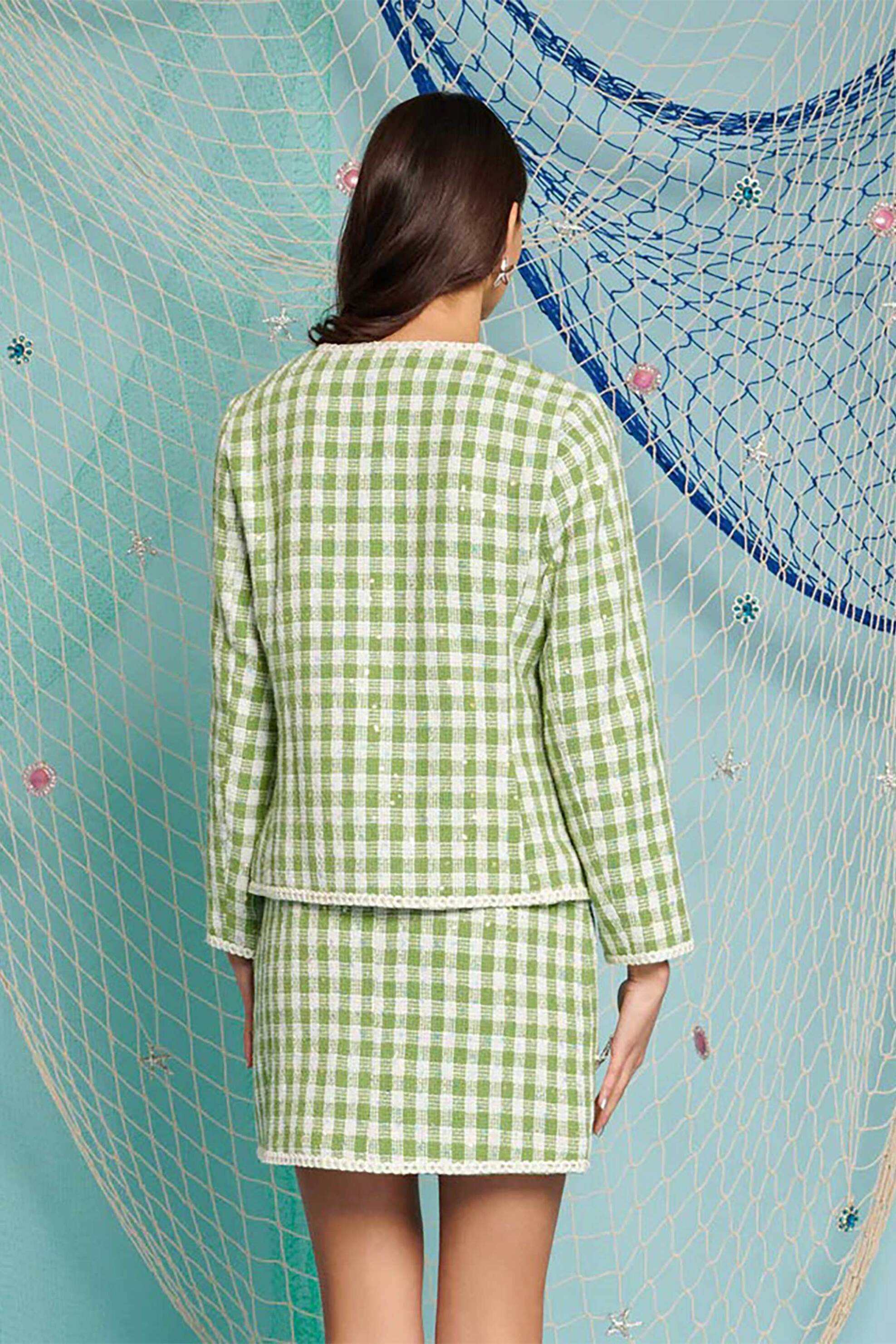 SISTER JANE Sister Jane γυναικείο jacket "Coastal Tweed" - JKD068GRN Πράσινο - 3
