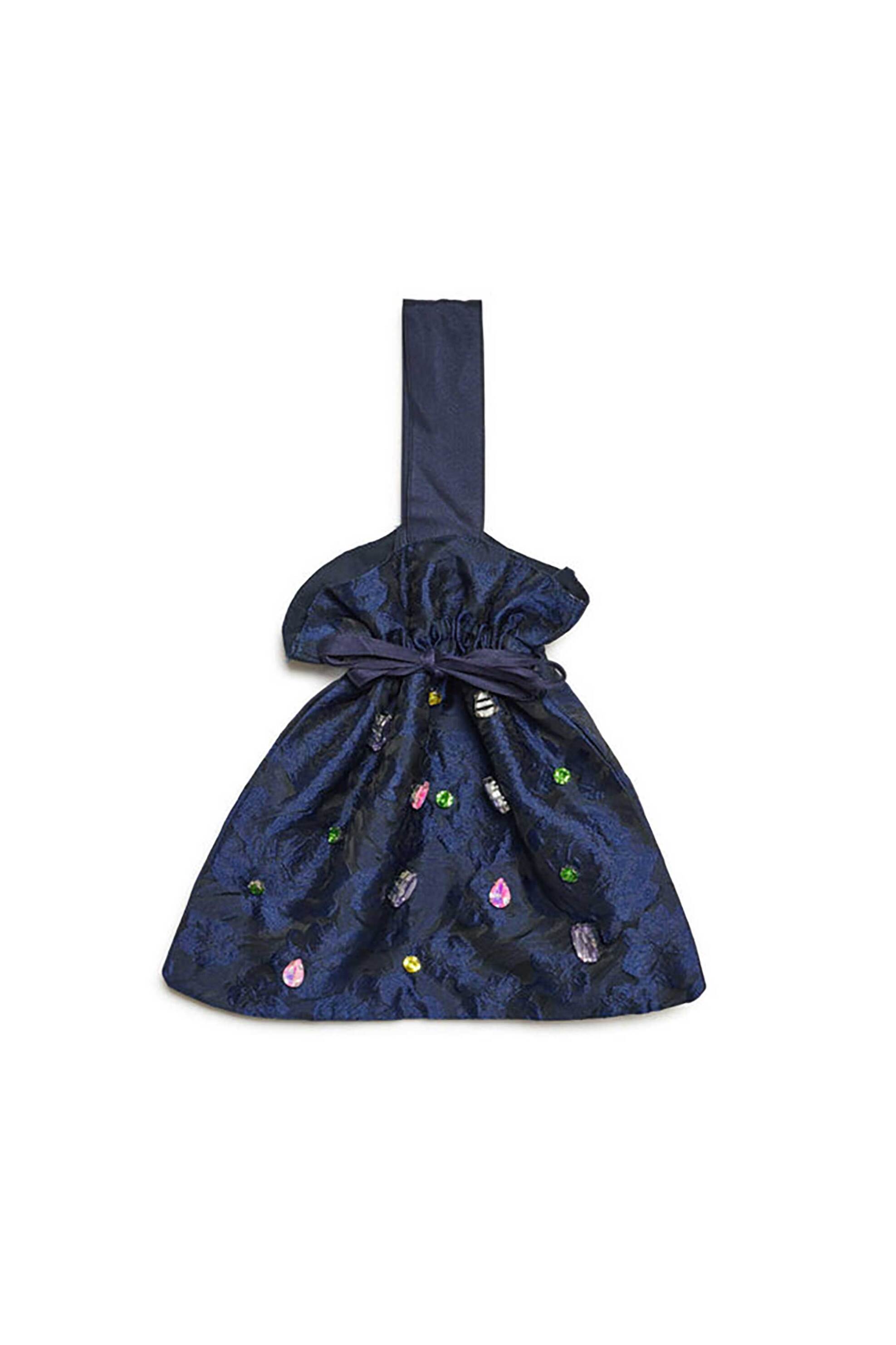 SISTER JANE Sister Jane γυναικεία τσάντα χειρός με πέτρες "Cosmo Jewel" - BGD055NVY Μπλε