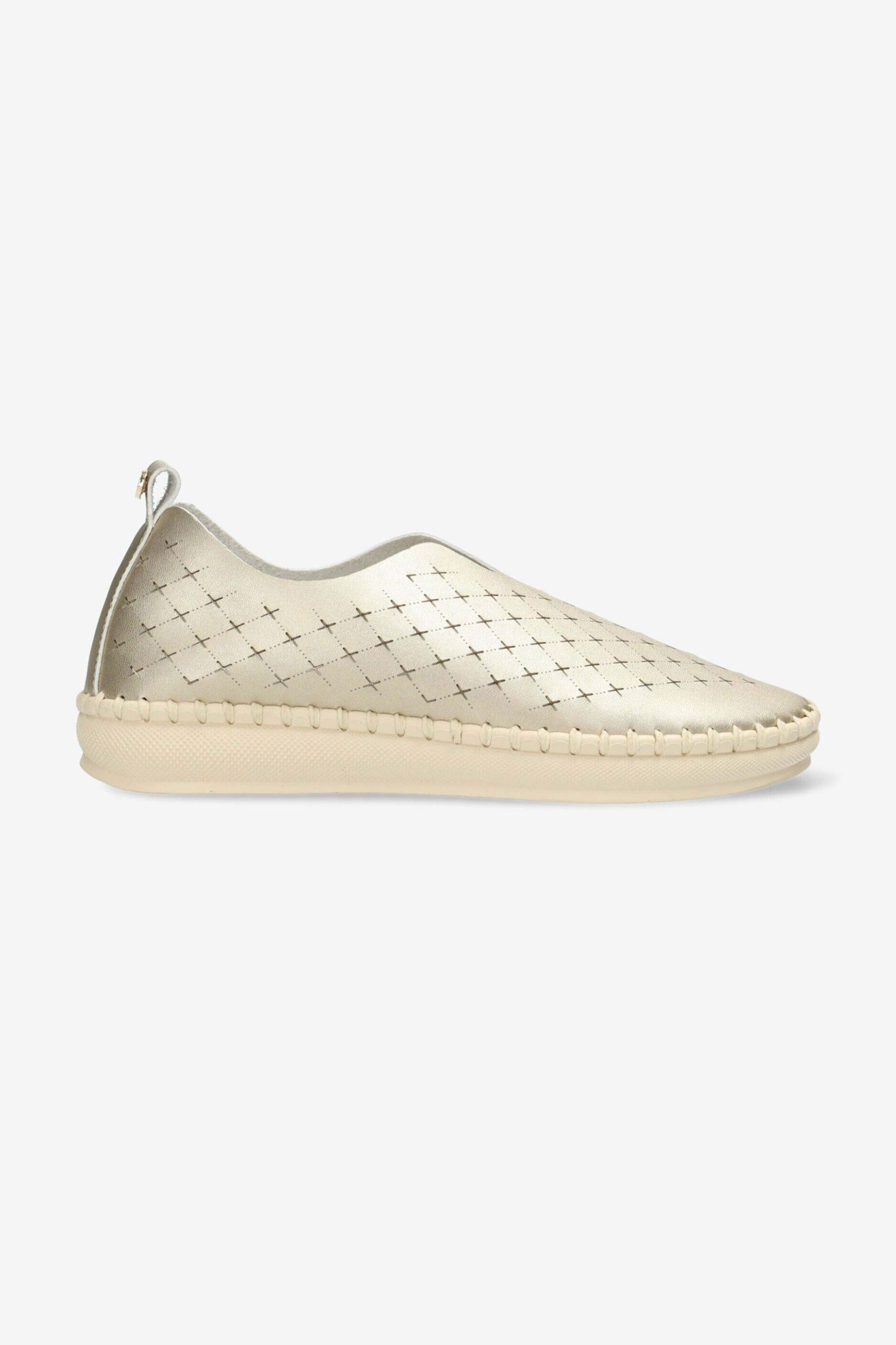 MEXX Mexx γυναικεία sneakers μονόχρωμα με all-over ανάγλυφο μονόγραμμα "Jelke" - MXOU000502W Χρυσό