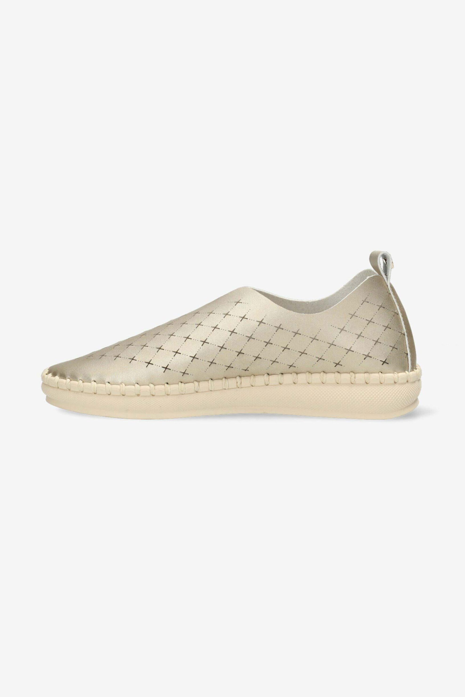 MEXX Mexx γυναικεία sneakers μονόχρωμα με all-over ανάγλυφο μονόγραμμα "Jelke" - MXOU000502W Χρυσό - 2