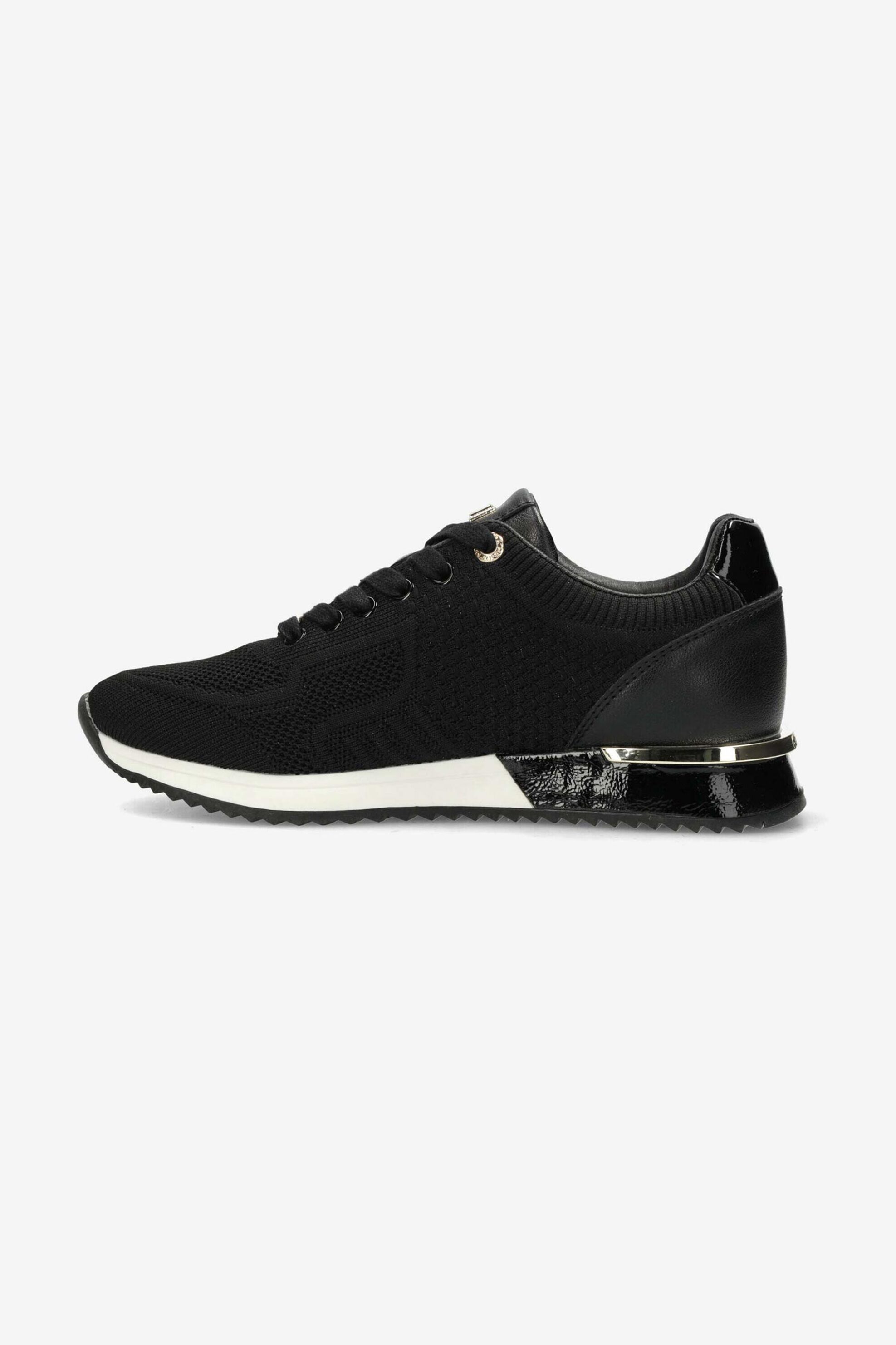 Mexx γυναικεία sneakers μονόχρωμα με μεταλλικές λεπτομέρειες 