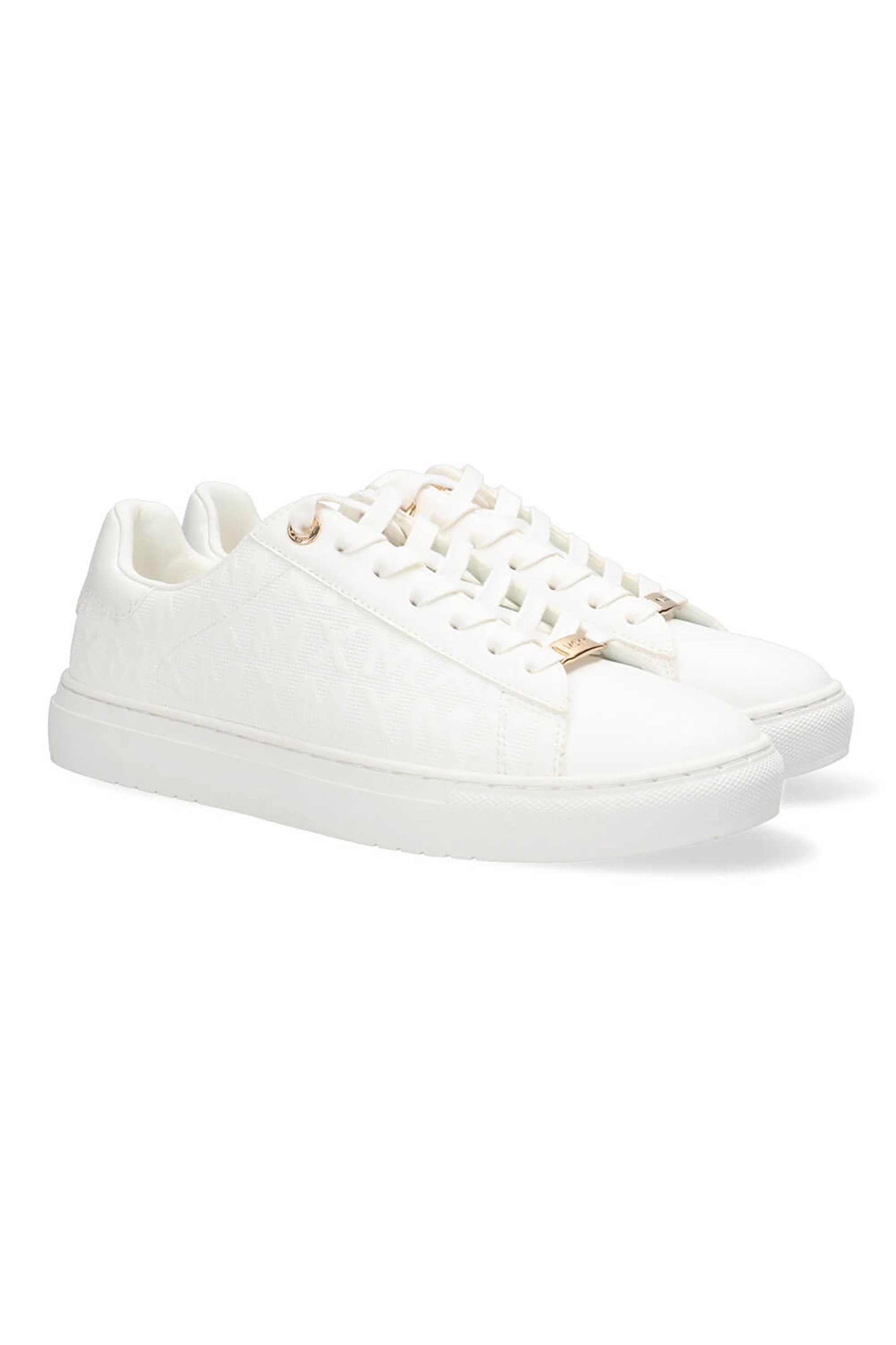 MEXX Mexx γυναικεία sneakers μονόχρωμα με all-over tone-on-tone λογότυπο "Loua" - MIRL1001641W-01 Λευκό - 3