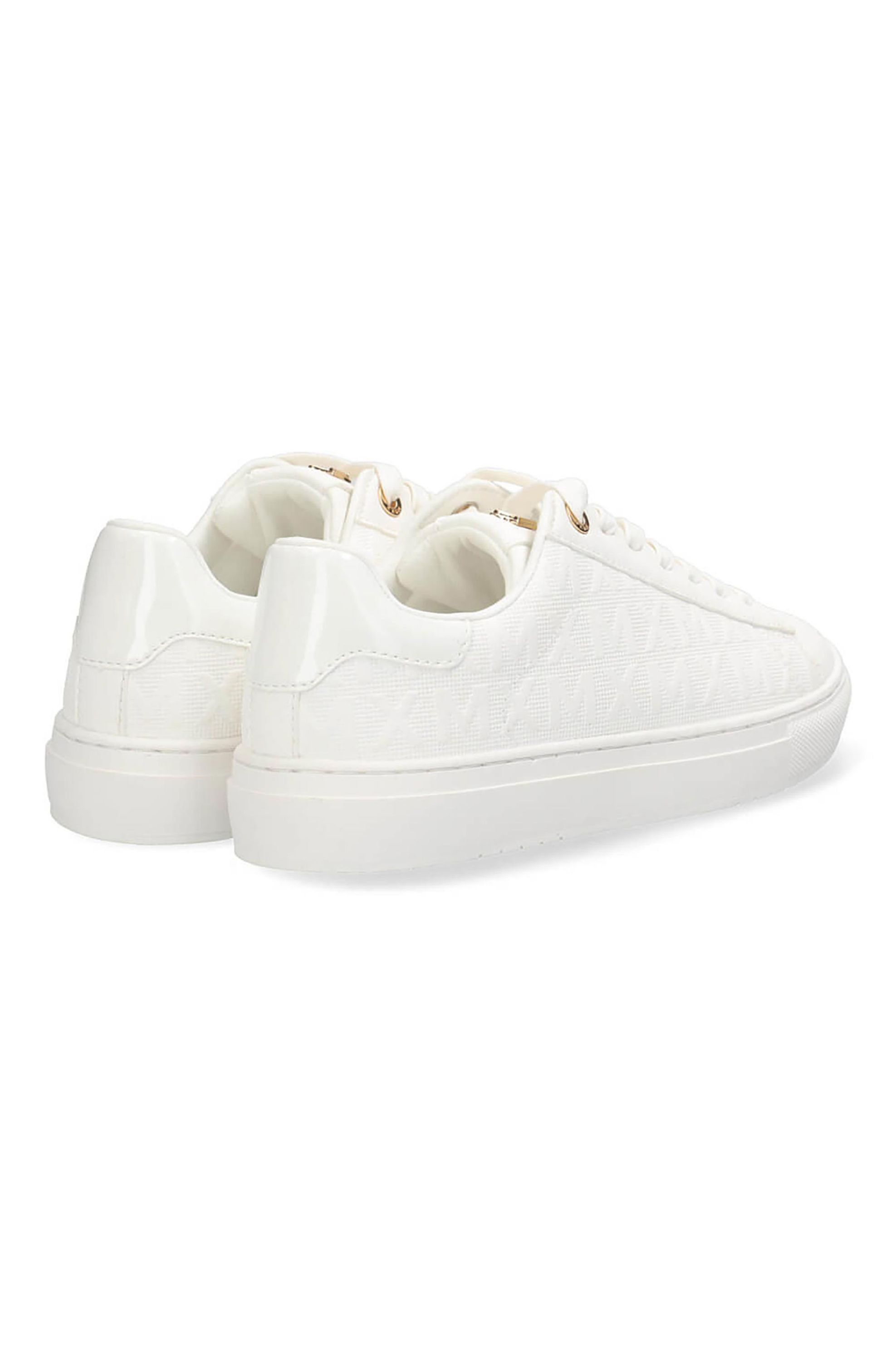 Mexx Γυναικεία Sneakers Μονόχρωμα με All-Over Tone-On-Tone Λογότυπο Loua - Mirl1001641W-01 Λευκό