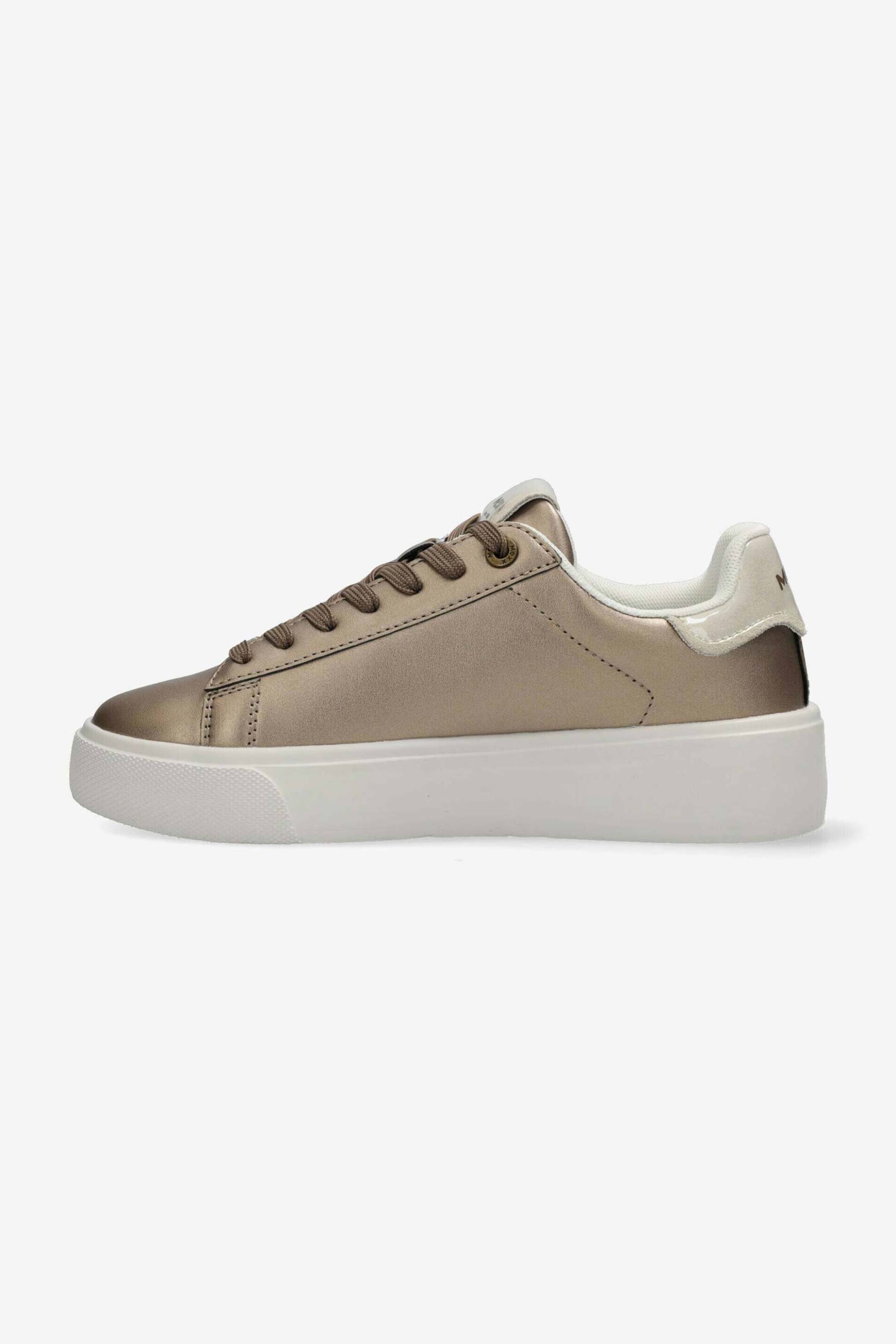 Mexx γυναικεία sneakers μονόχρωμα με ανάγλυφο μονόγραμμα 