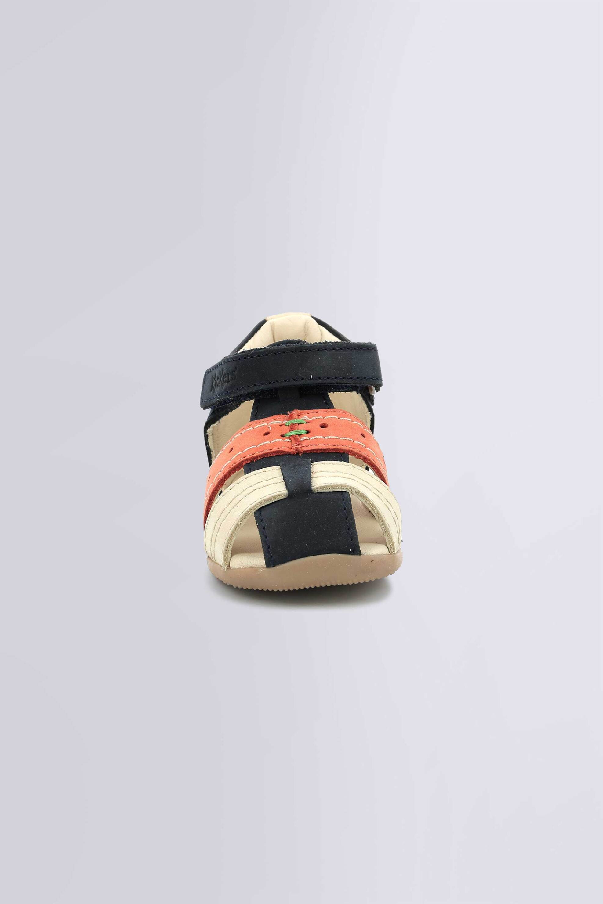 Kickers Βρεφικά Δερμάτινα Πέδιλα Bigbazar-2 (19-23) - 785420-10 Σκούρο Μπλε