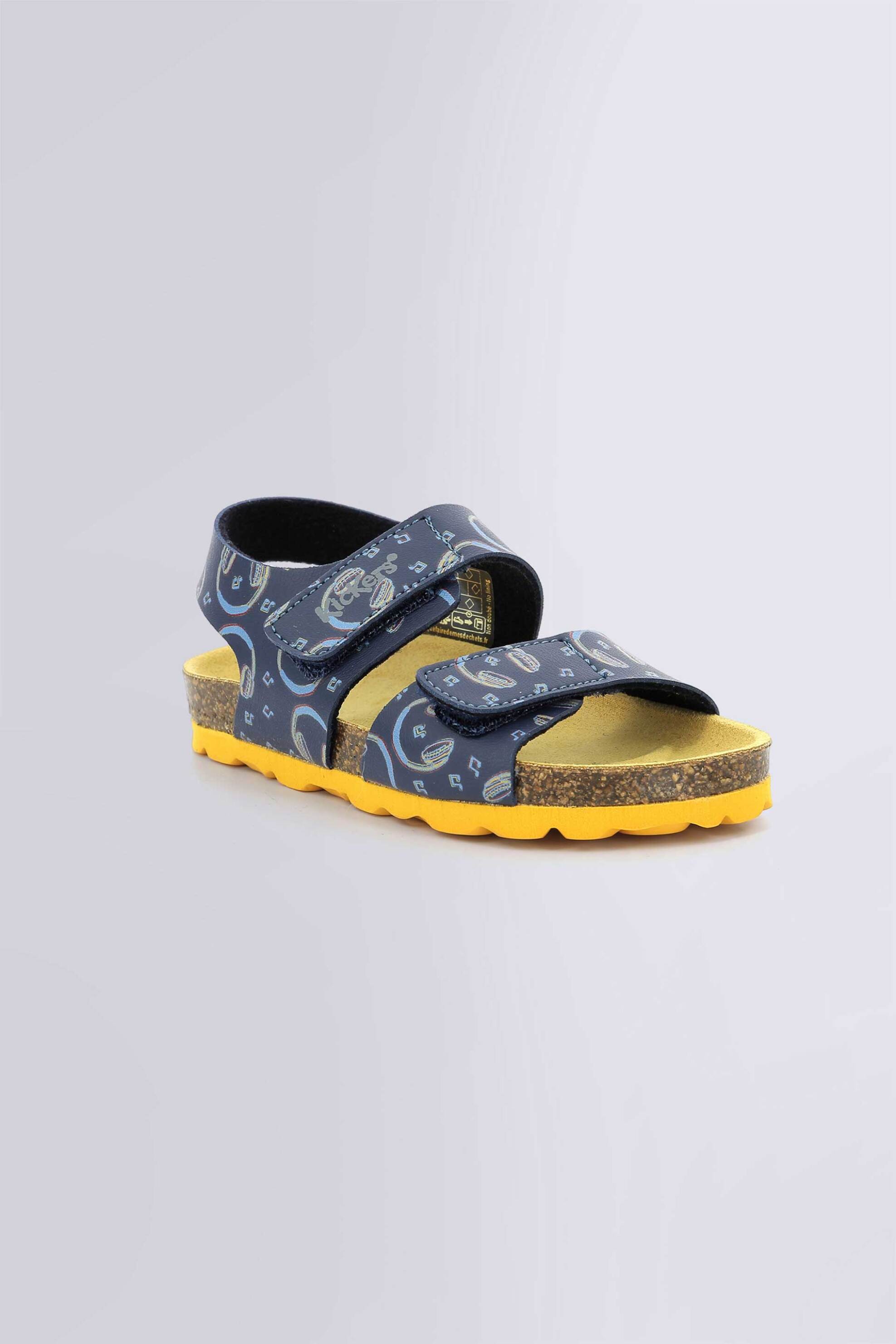 Kickers παιδικά σανδάλια με all-over print "Summerkro" (28-34) - 895457-30 Μπλε Σκούρο φωτογραφία