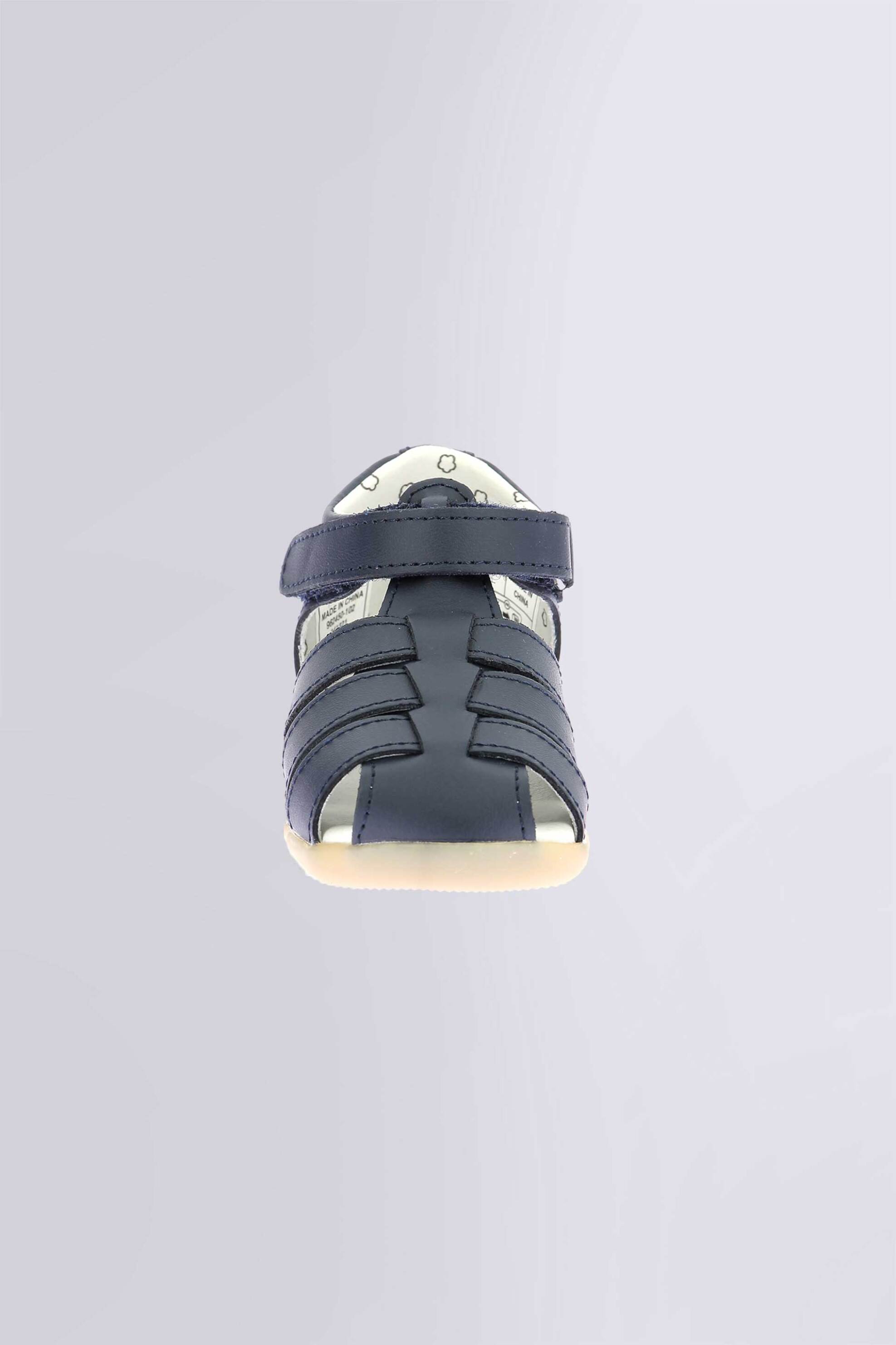 Kickers Βρεφικά Δερμάτινα Πέδιλα Bigflo-C (20-25) - 962450-10 Σκούρο Μπλε