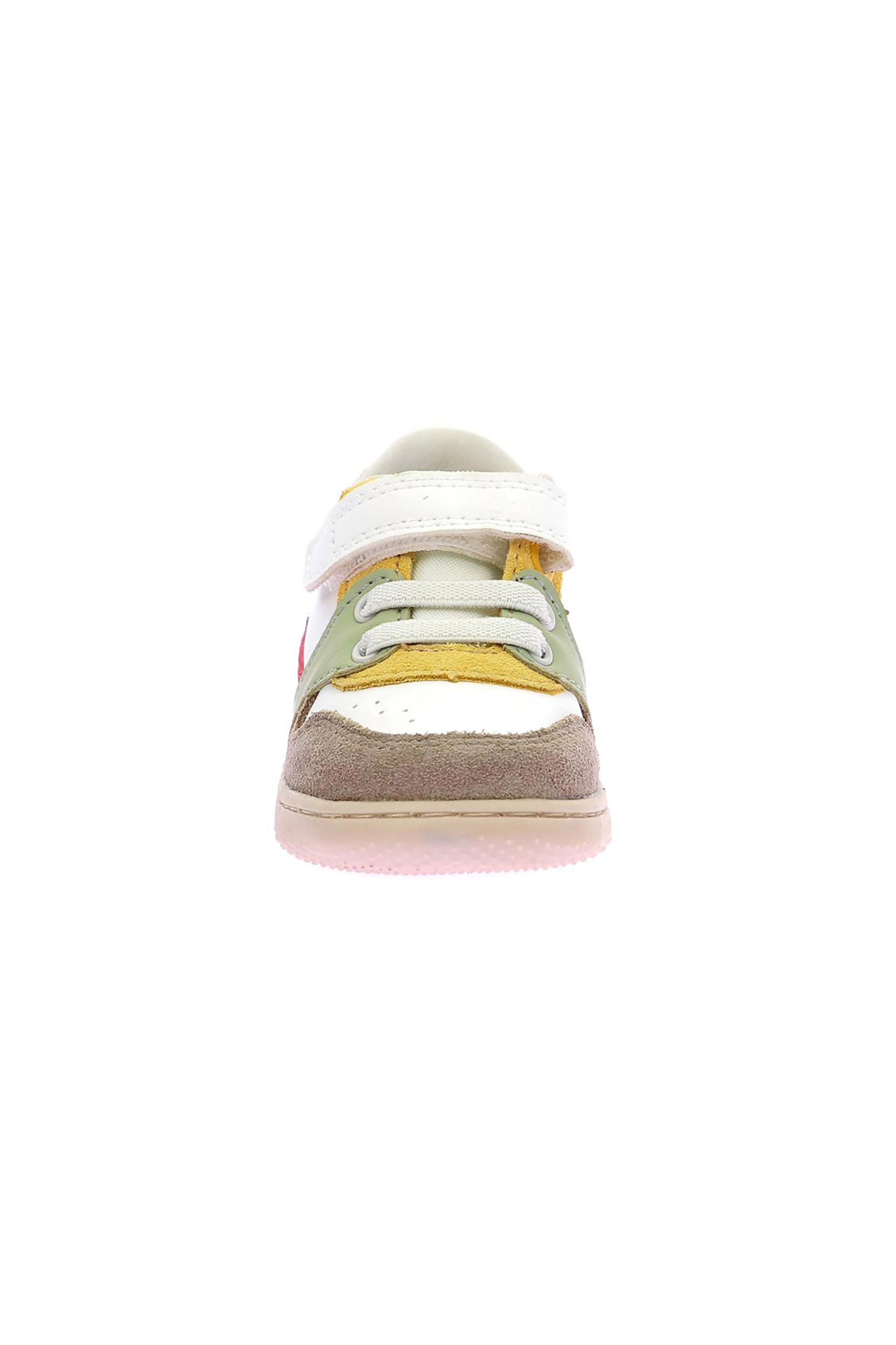Kickers Παιδικά Sneakers με Velcro Kickbuvar (22-24) - 1201973-10-0 Λευκό
