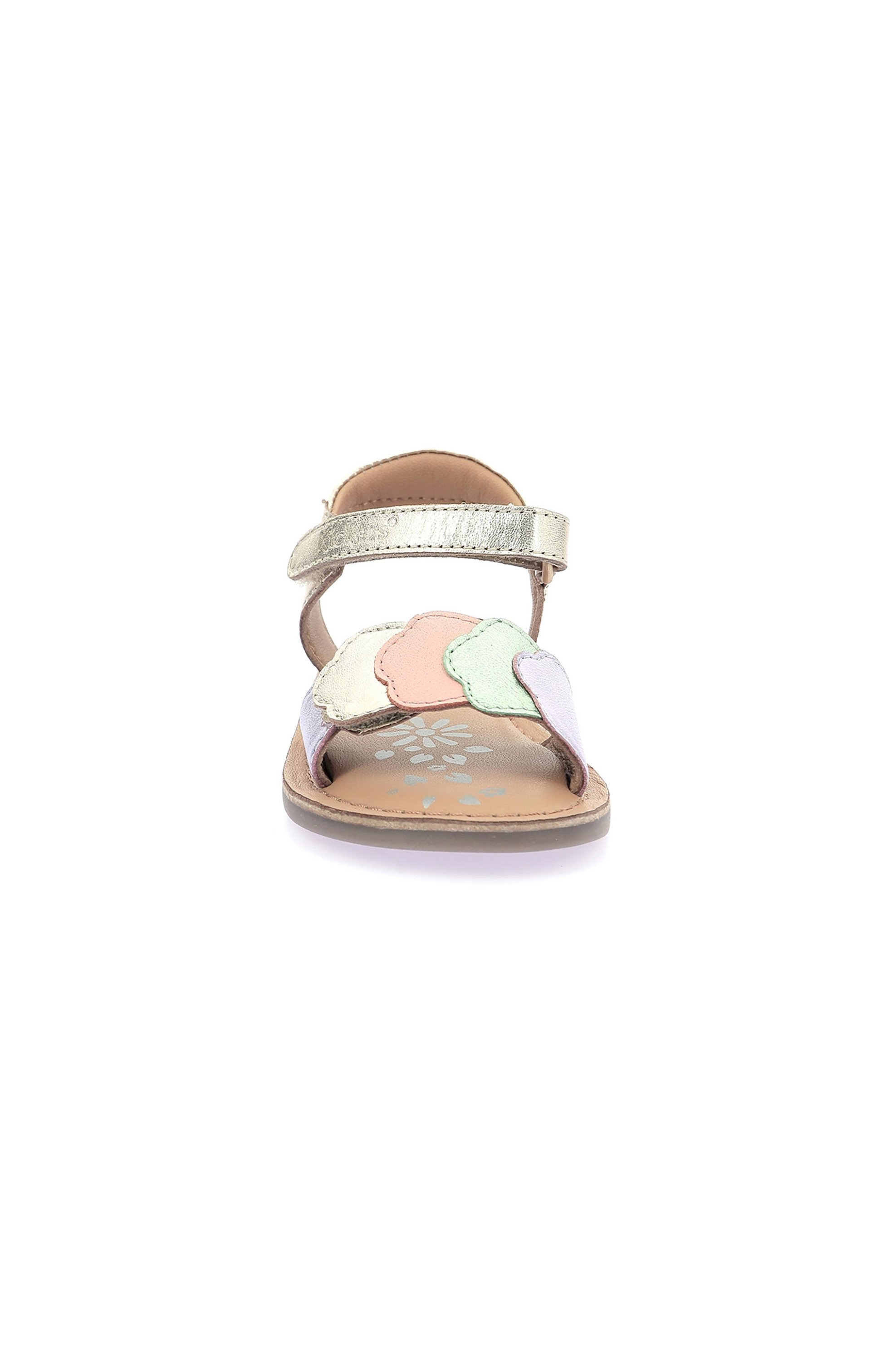 Kickers Παιδικά Πέδιλα με Velcro Dyastar (21-23) - 1202340-10-0 Χρυσό