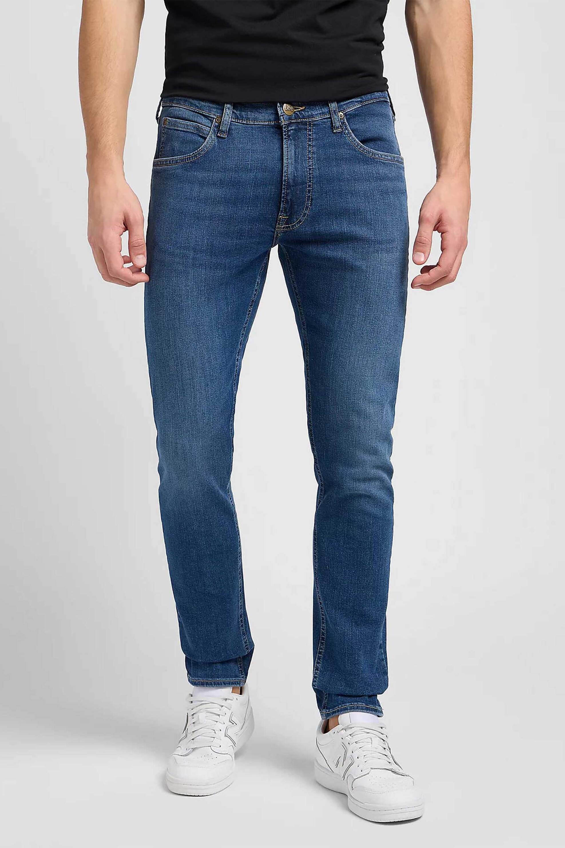 Lee® ανδρικό τζιν παντελόνι πεντάτσεπο Slim Fit "Luke" - 112346319 Denim Blue φωτογραφία