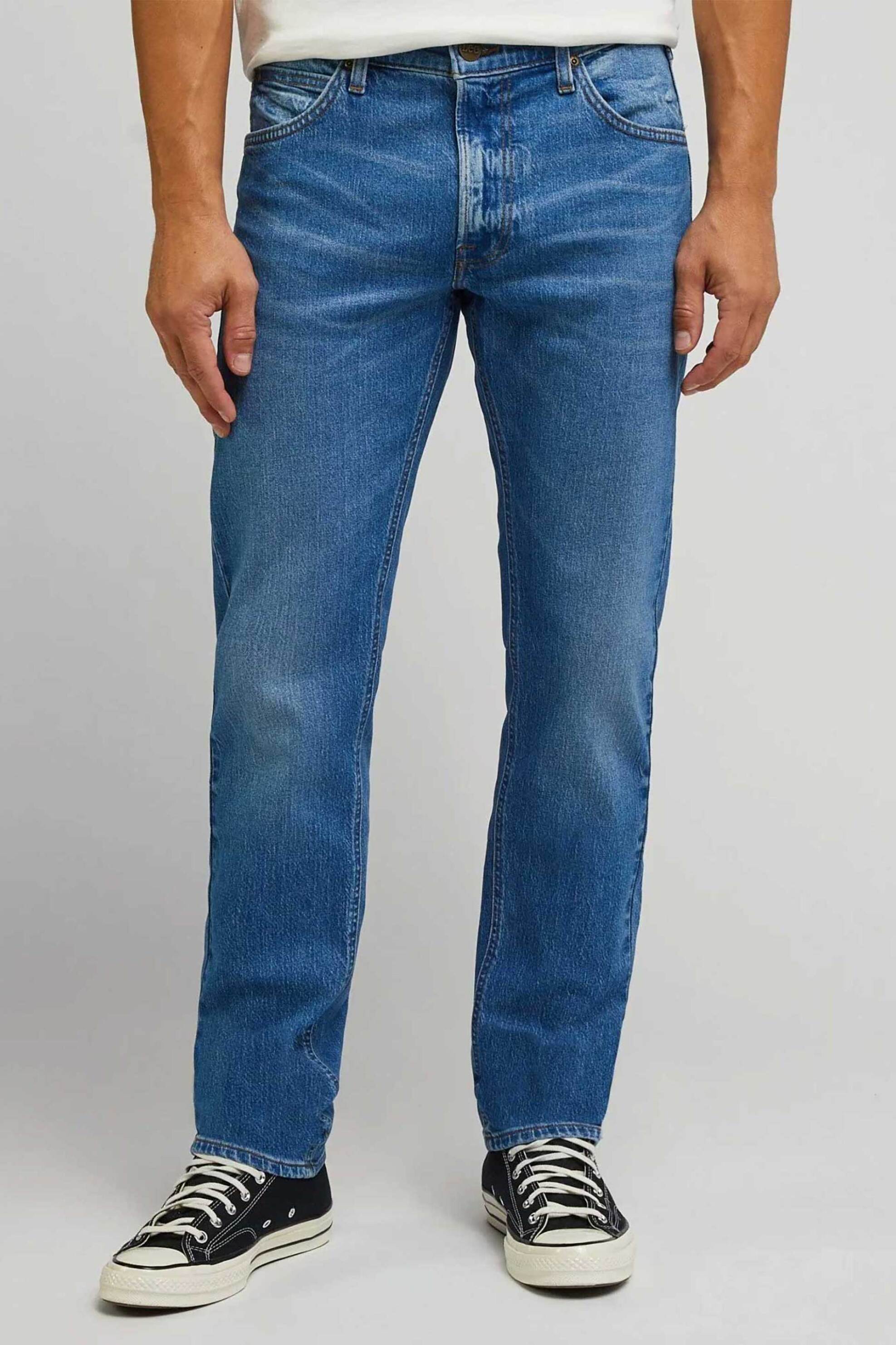 Lee® ανδρικό τζιν παντελόνι Regular Fit "Daren Zip Fly" - 112346324 Denim Blue φωτογραφία