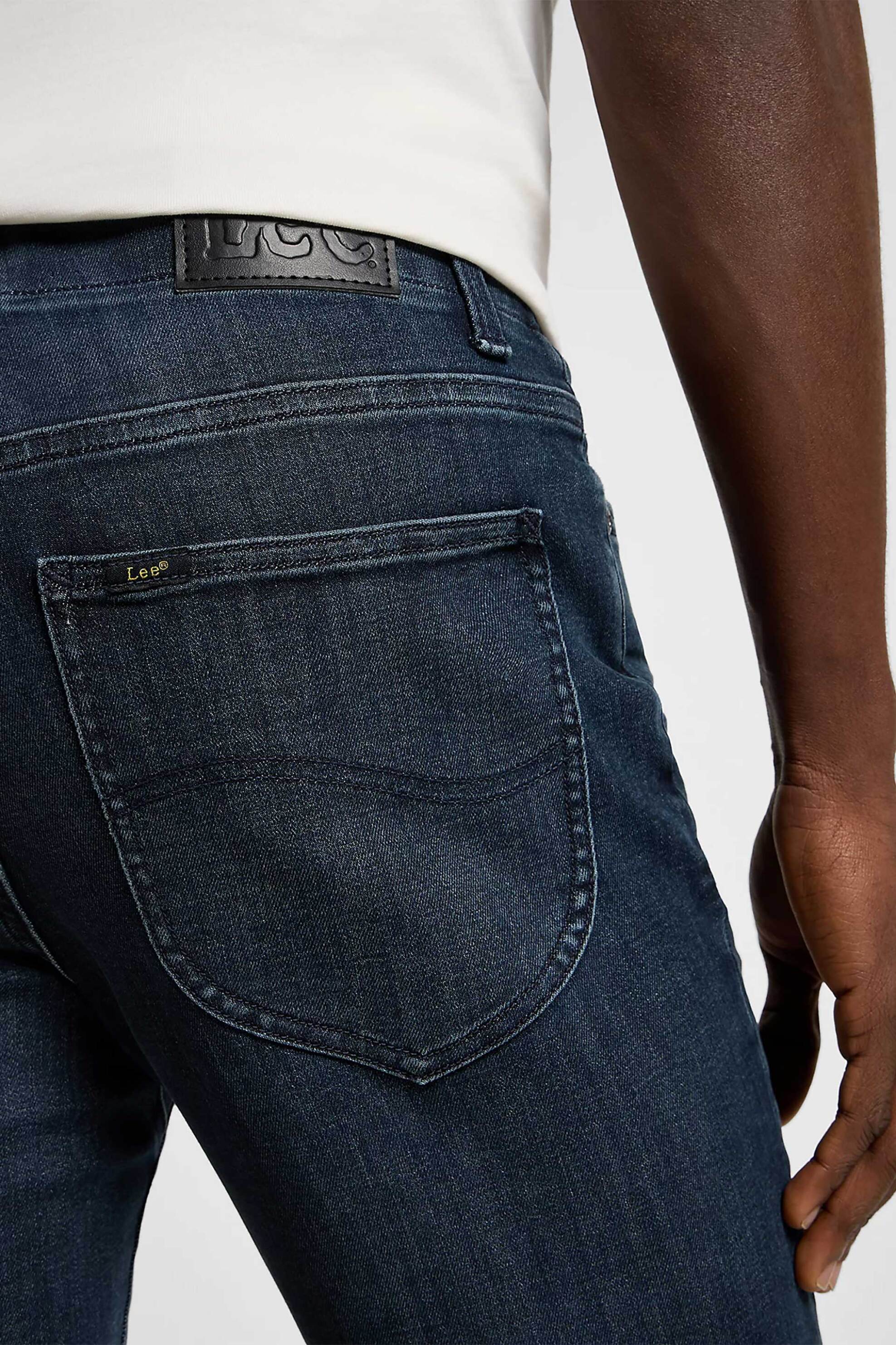 Lee Ανδρικό Τζιν Παντελόνι Πεντάτσεπο Slim Fit Mvp - 112355845 Denim Blue