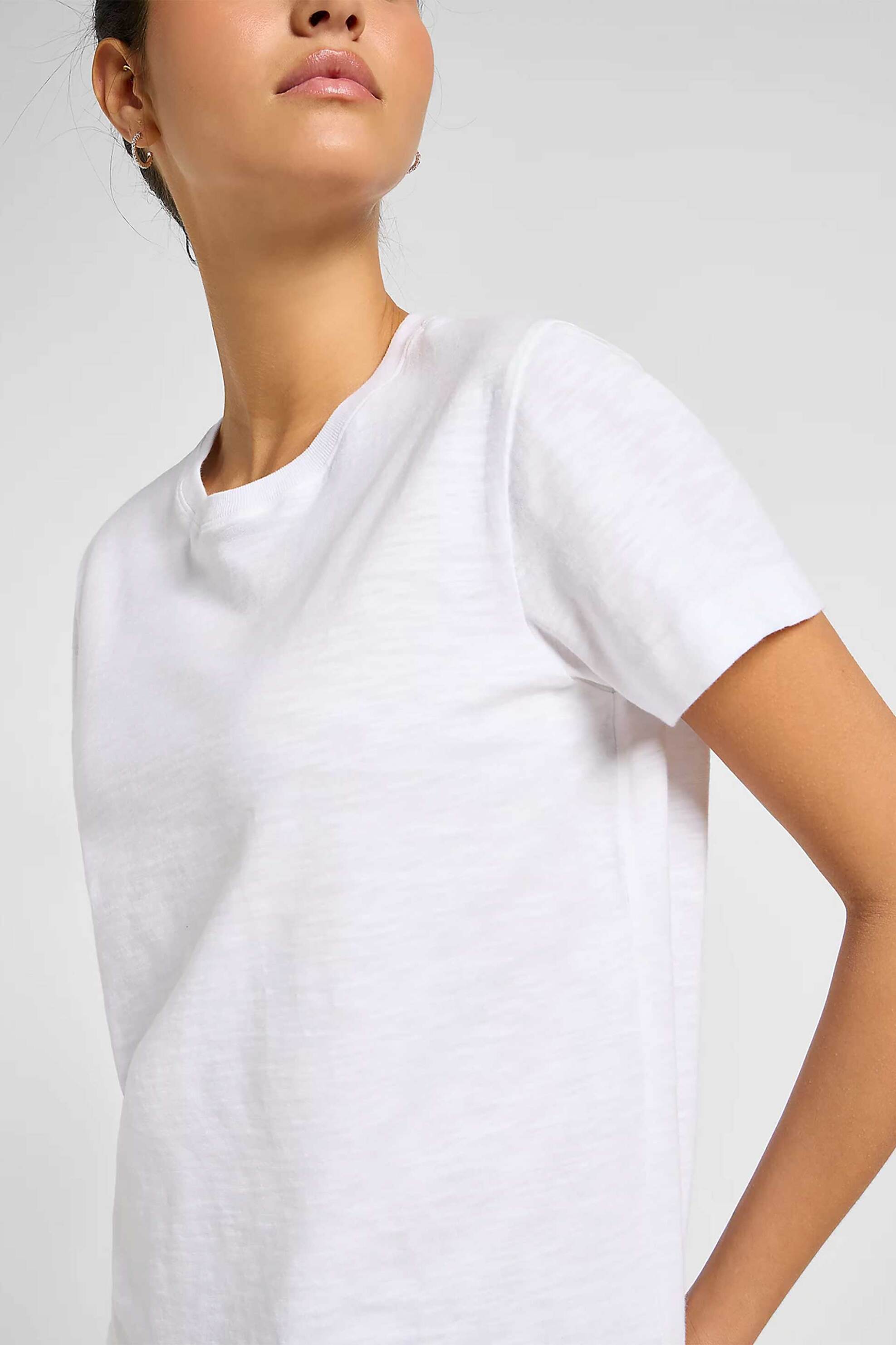 LEE Lee® γυναικείο T-shirt Regular Fit - 112355195-** Λευκό - 2