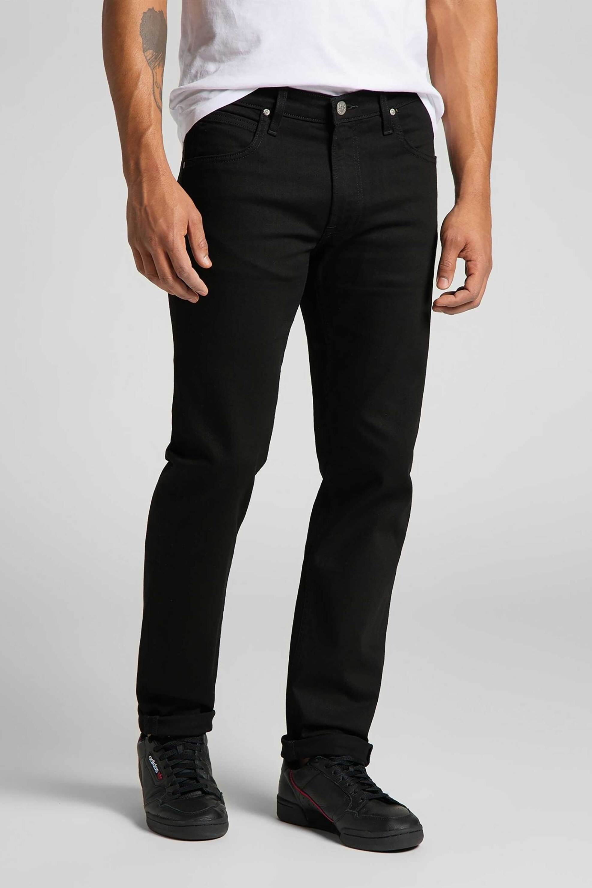LEE Lee® ανδρικό τζιν παντελόνι πεντάτσεπο Regular Fit "Daren" - 112118173 Μαύρο