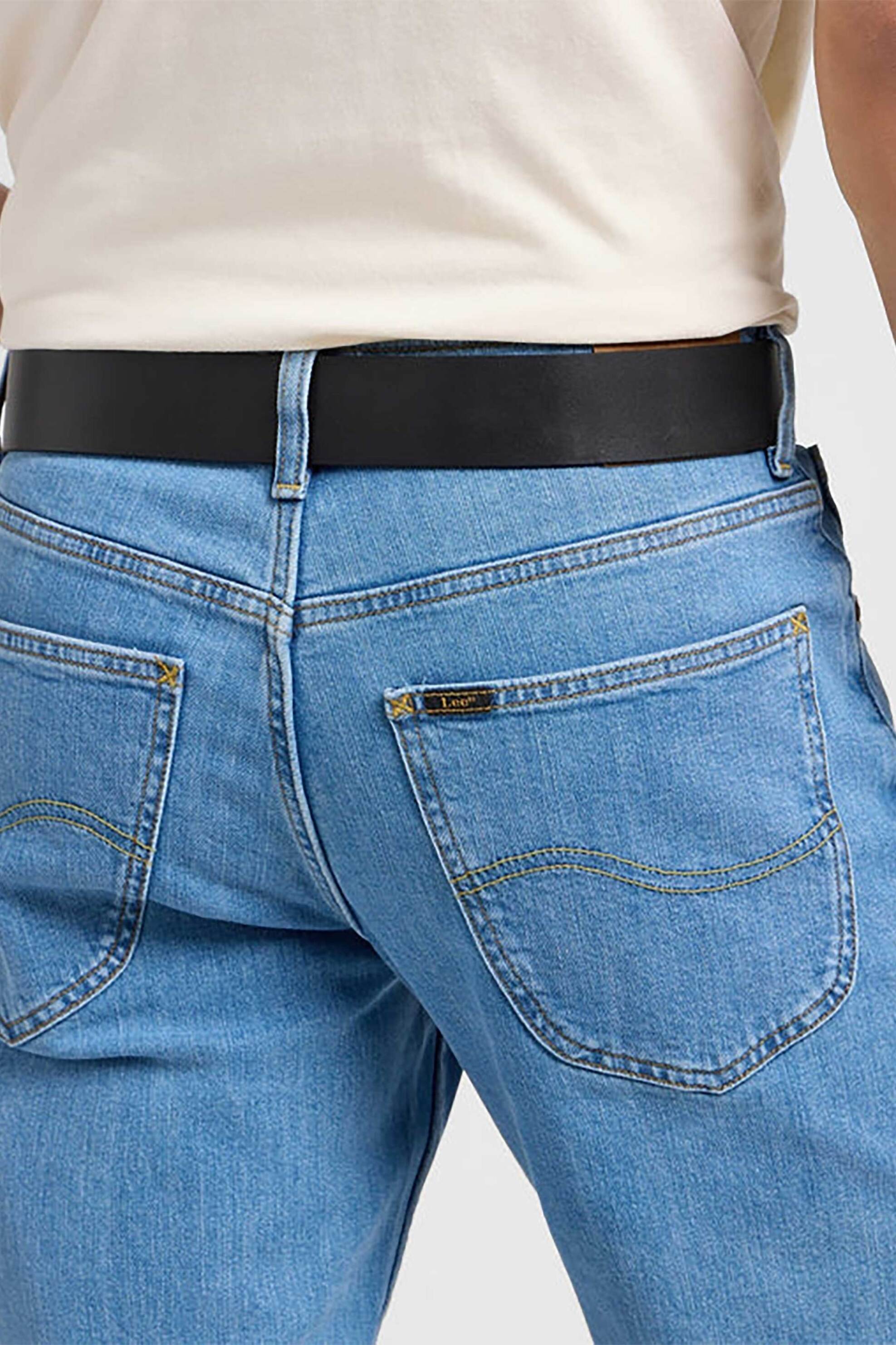 Lee® ανδρική δερμάτινη ζώνη "Small Logo" - 112124604 Μαύρο φωτογραφία