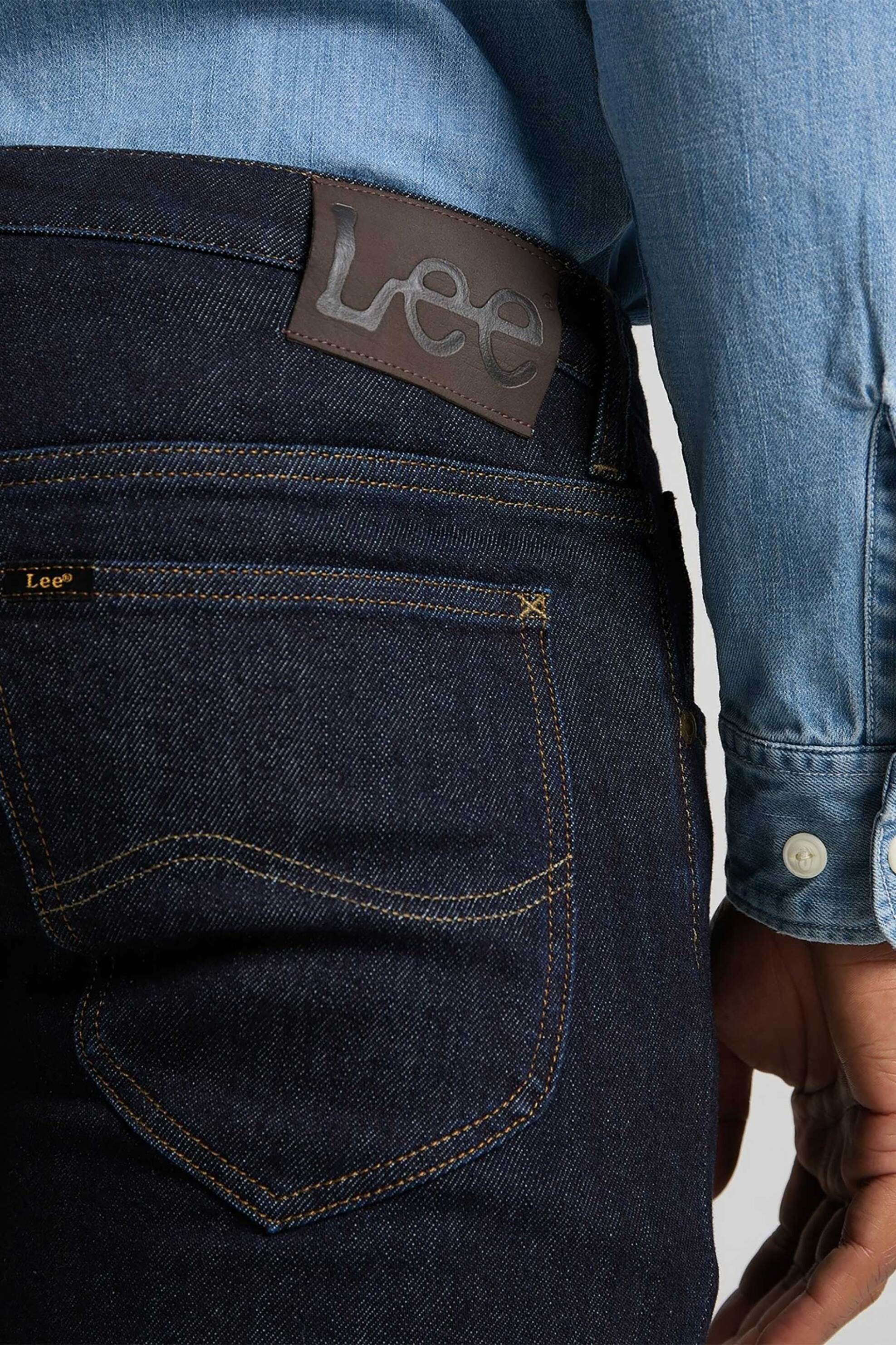 Lee Ανδρικό Τζιν Παντελόνι - 112118346-** Denim Blue Σκούρο