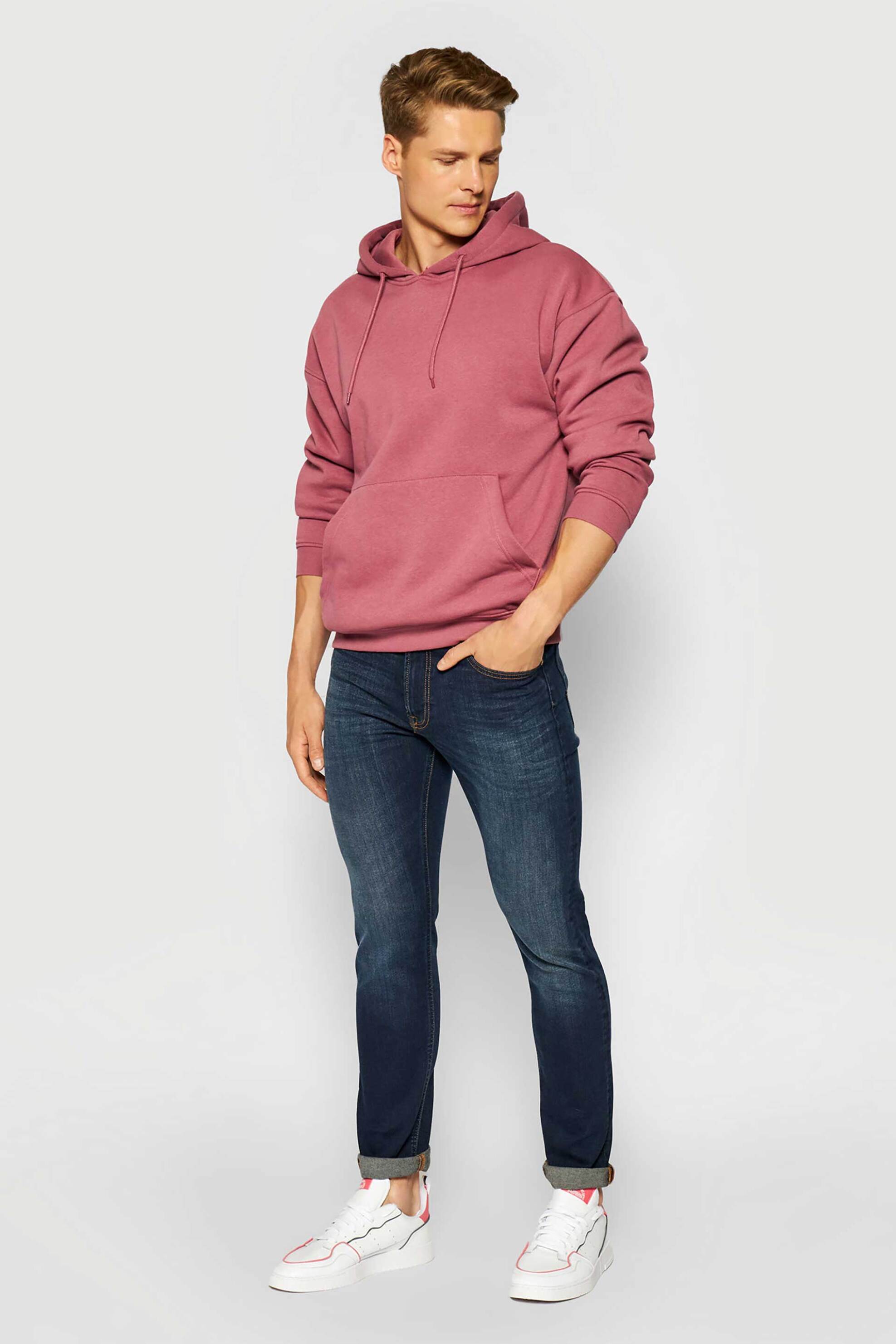 Lee® ανδρικό τζιν παντελόνι "Luke" Slim Fit - 112118984 Μπλε Σκούρο