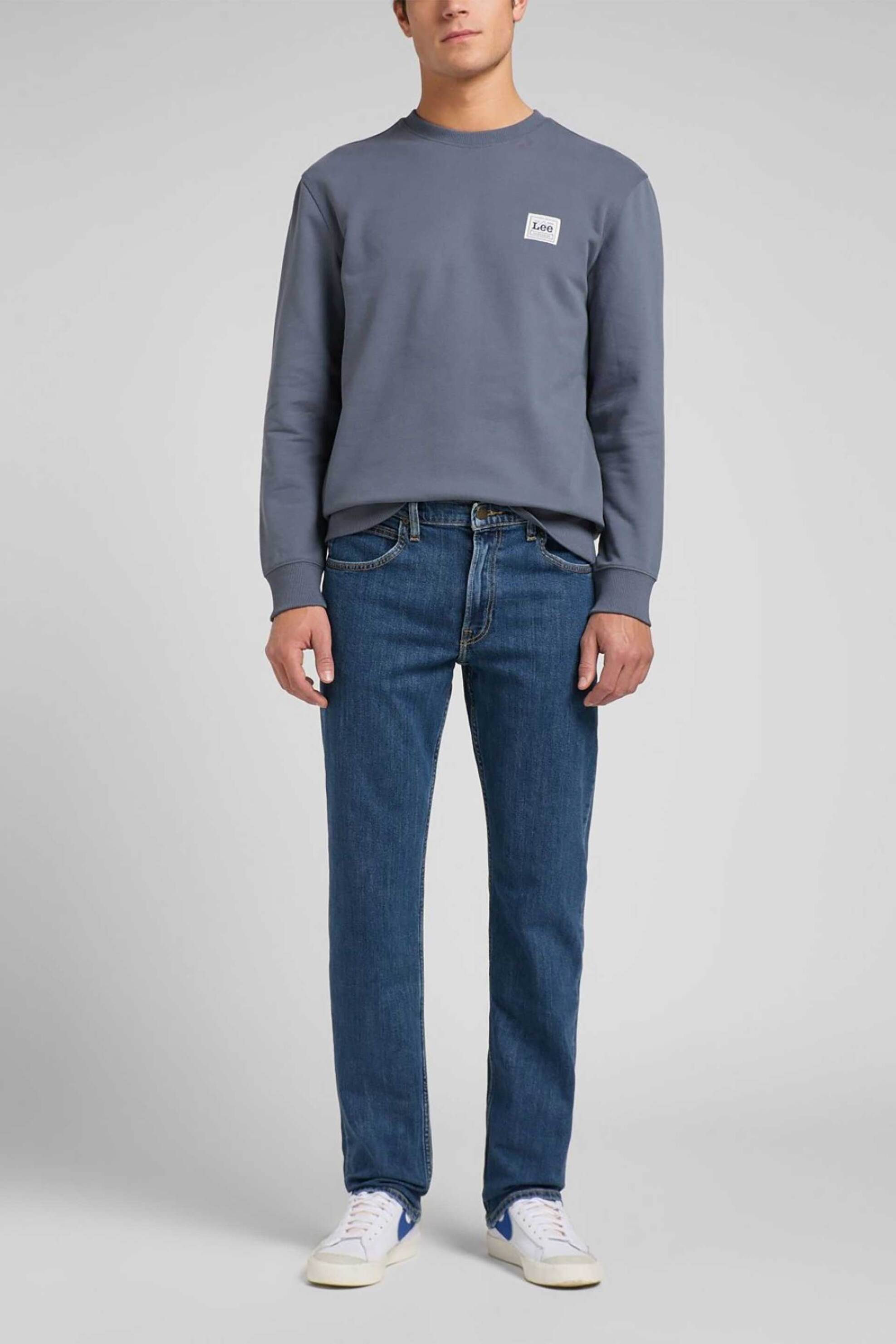 LEE Lee® ανδρικό τζιν παντελόνι Straight Fit "Brooklyn" - 112144036 Denim Blue