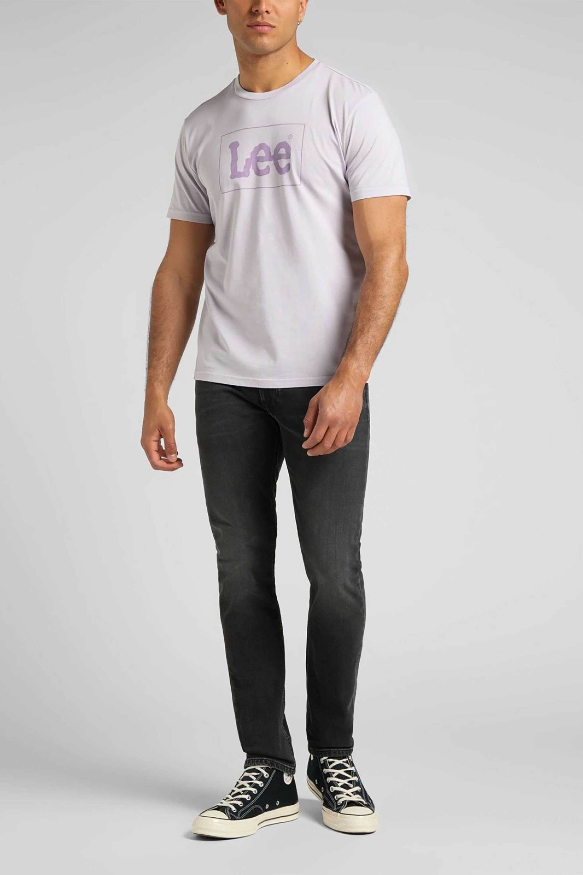 Lee® ανδρικό τζιν παντελόνι πεντάτσεπο Slim Fit "Luke" - 112318955 Ανθρακί