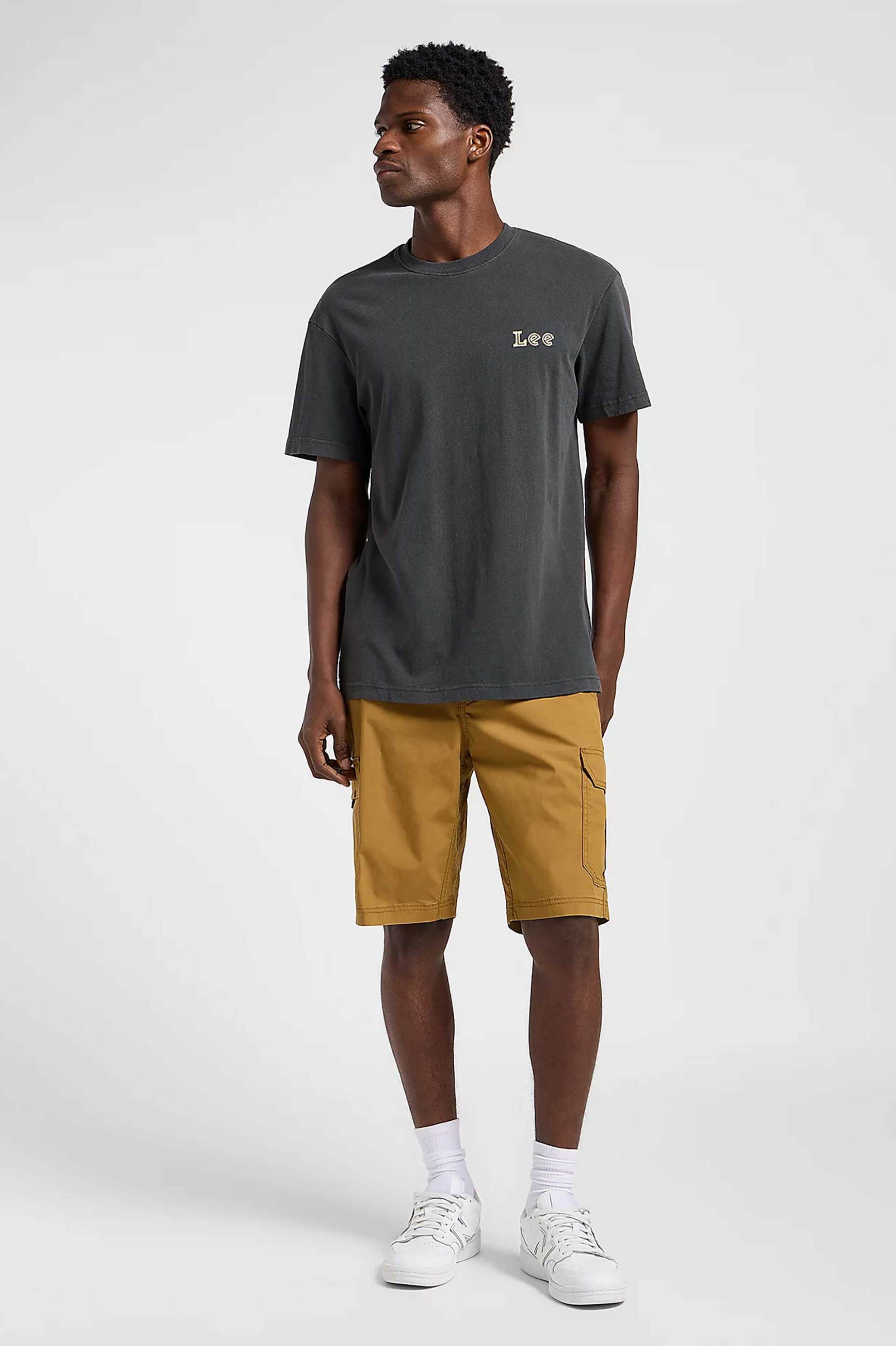 LEE Lee® ανδρική βερμούδα cargo Regular Fit "Extreme Motion Crossroad" - 112363939 Μουσταρδί