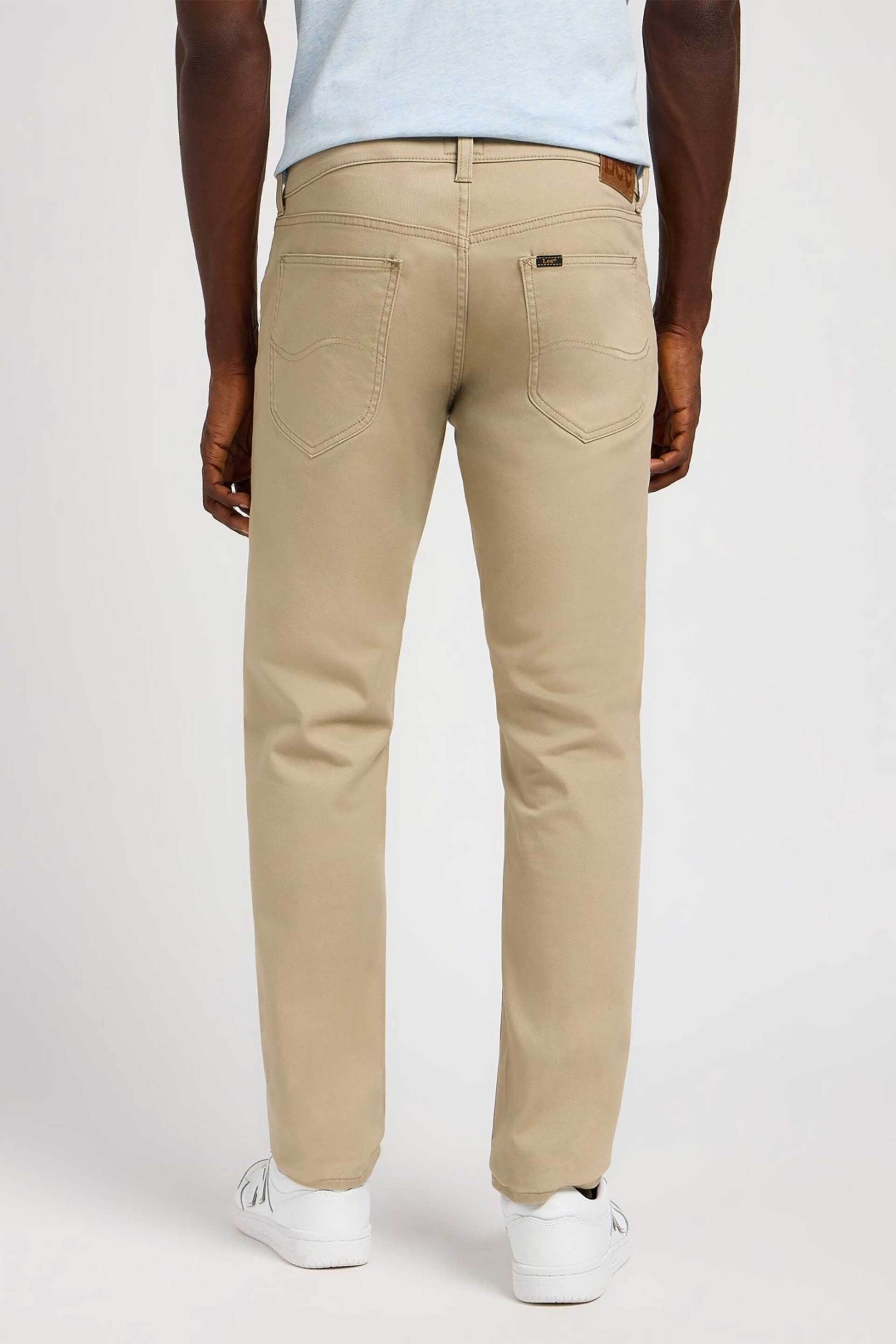 Lee® ανδρικό τζιν παντελόνι πεντάτσεπο Regular Fit "Daren" - 112349219 Εκρού φωτογραφία