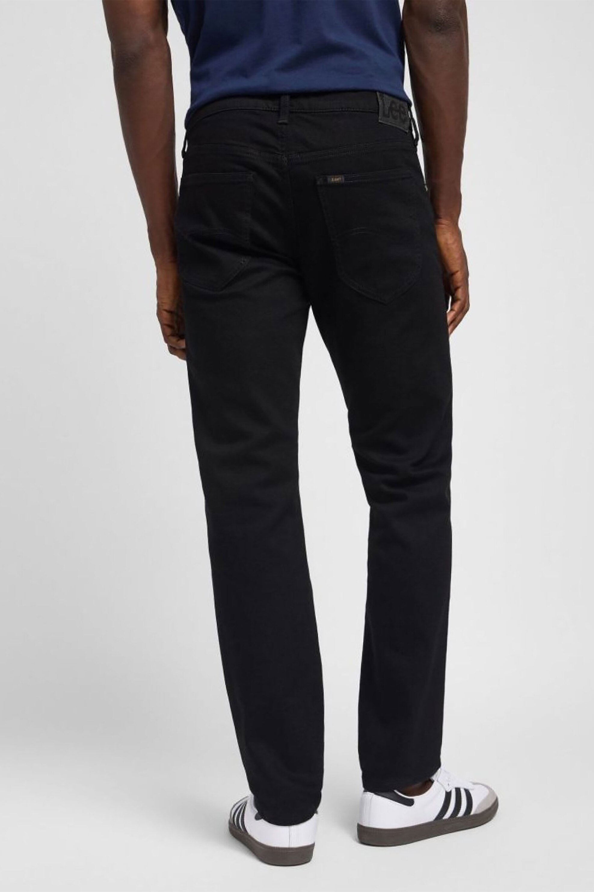 Lee Ανδρικό Τζιν Παντελόνι Πεντάτσεπο Regular Fit - 112118173-** Μαύρο