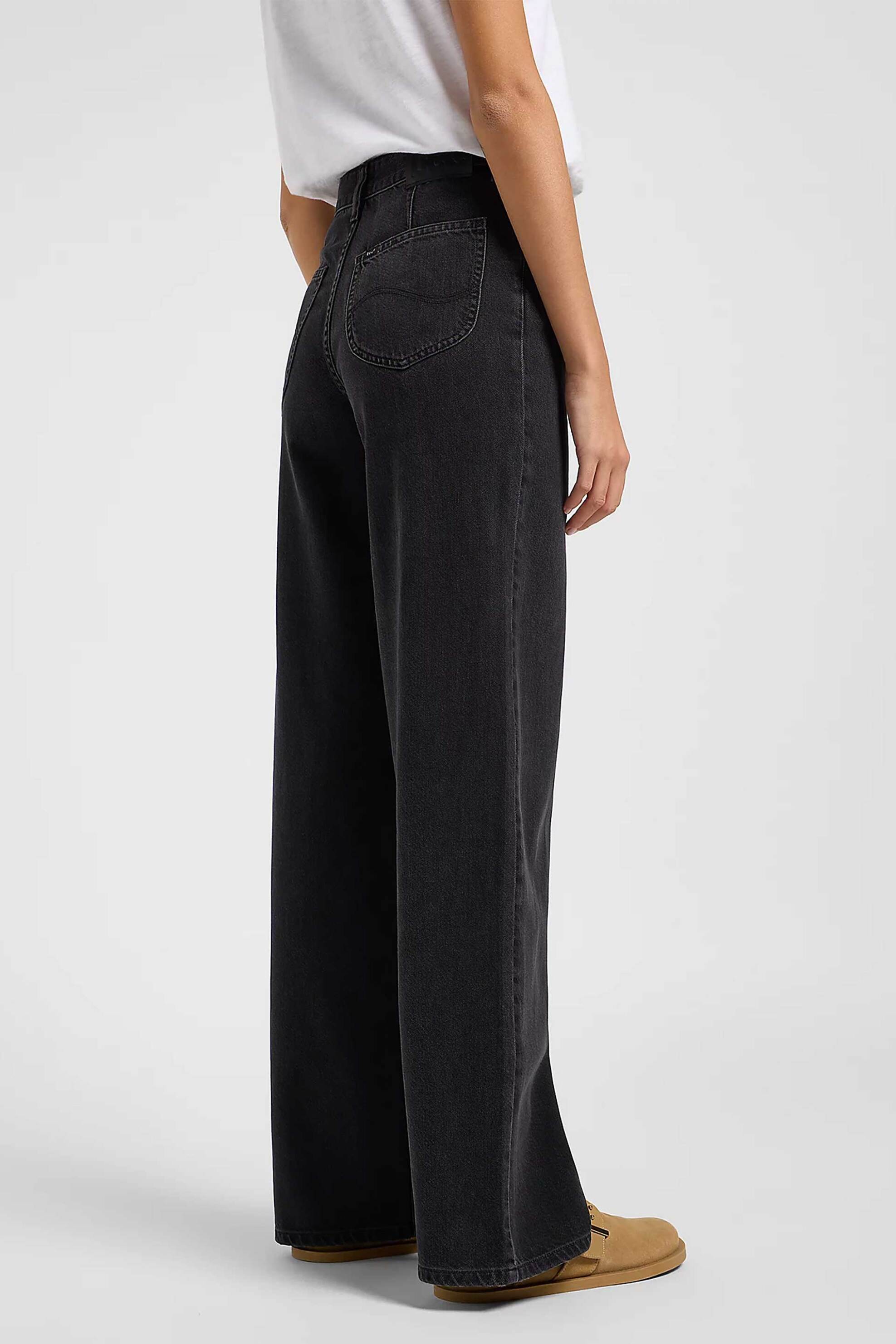 Lee® γυναικείο ψηλόμεσο τζιν παντελόνι πεντάτσεπο Wide Leg "Stella" - 112363522 Μαύρο φωτογραφία