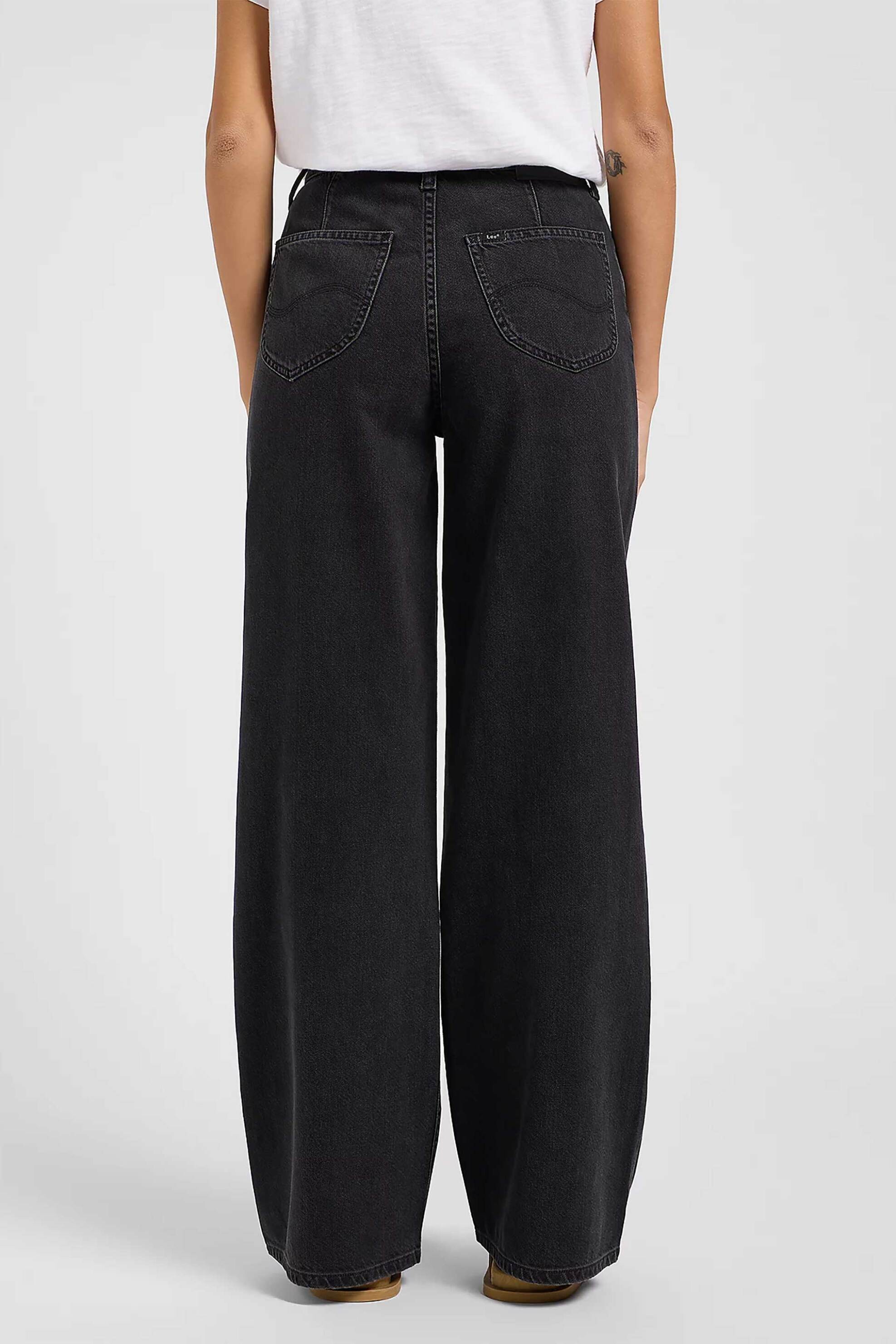 Lee® γυναικείο ψηλόμεσο τζιν παντελόνι πεντάτσεπο Wide Leg "Stella" - 112363522 Μαύρο φωτογραφία
