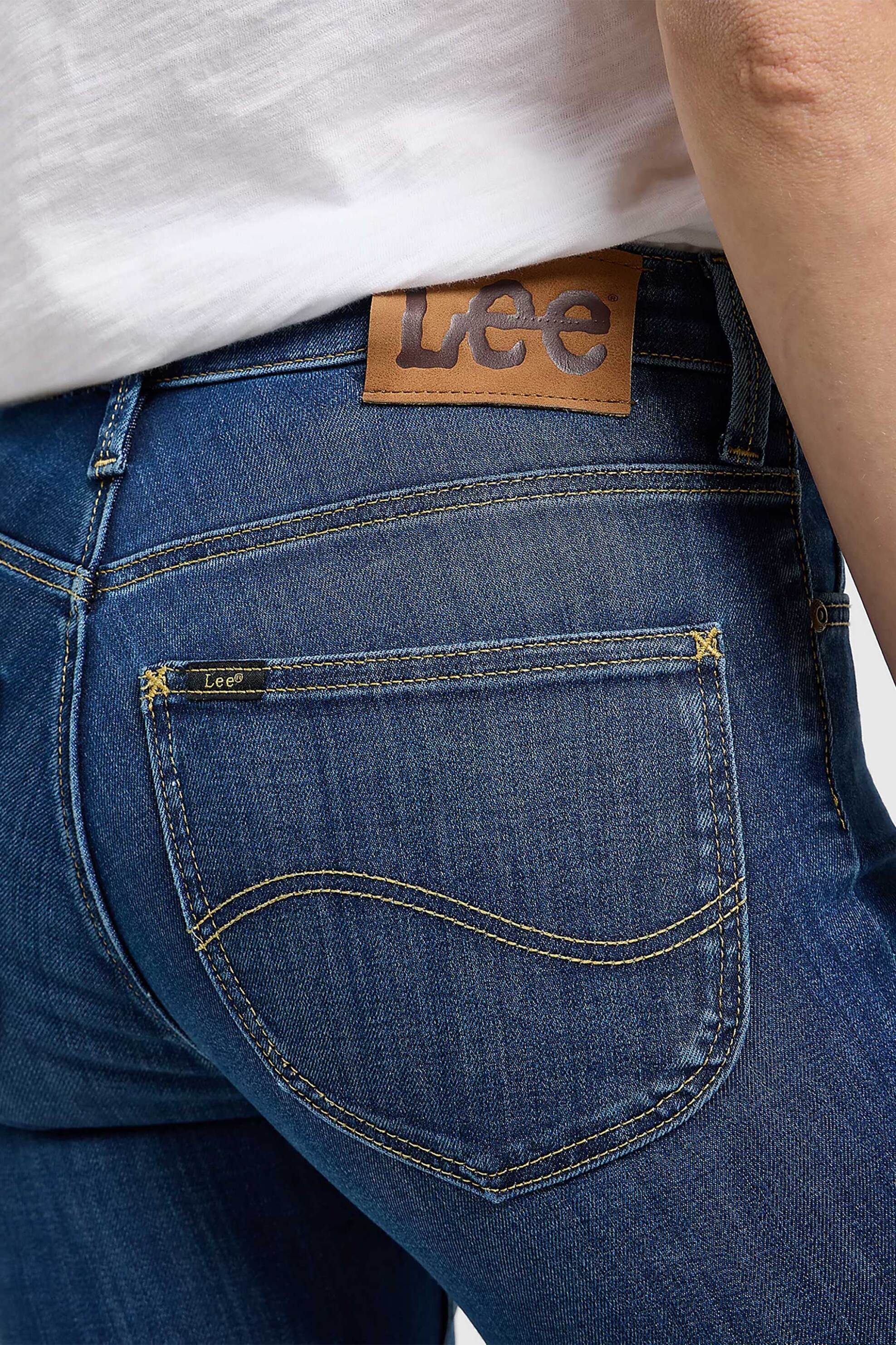 Lee® γυναικείο τζιν παντελόνι πεντάτσεπο Slim Straight Fit "Elly" - 112363792 Denim Blue φωτογραφία
