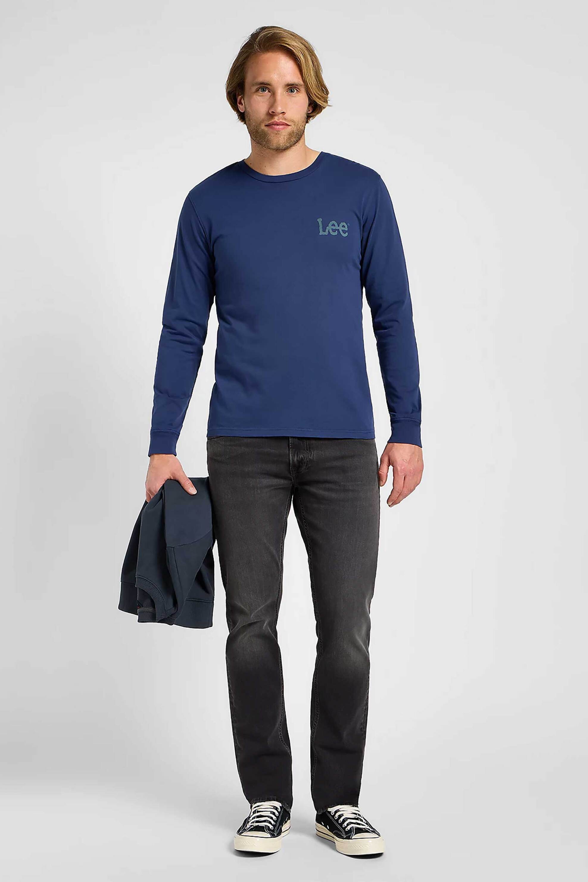 LEE Lee® ανδρικό τζιν παντελόνι πεντάτσεπο Regular Fit "Daren" - 112355812 Ανθρακί