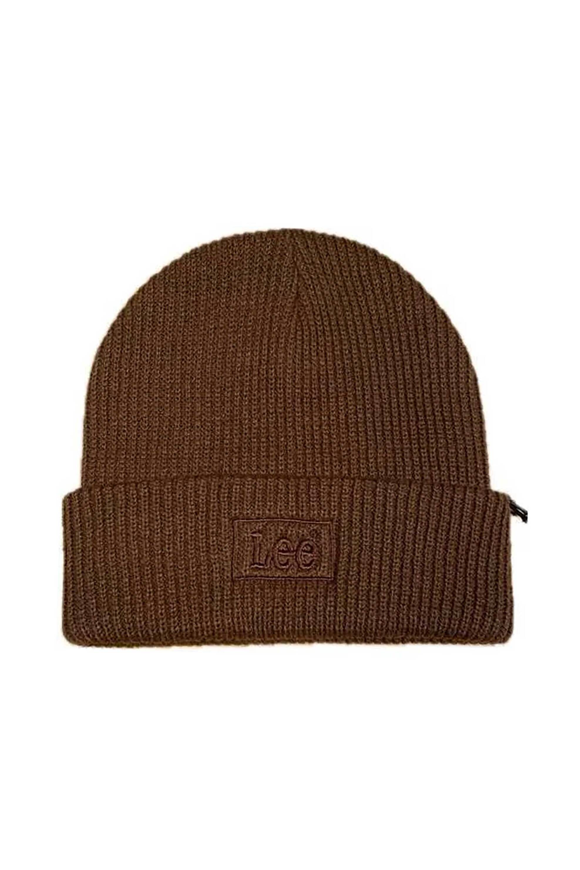 Lee® ανδρικός σκούφος με λογότυπο "Beanie" - 112372706 Καφέ