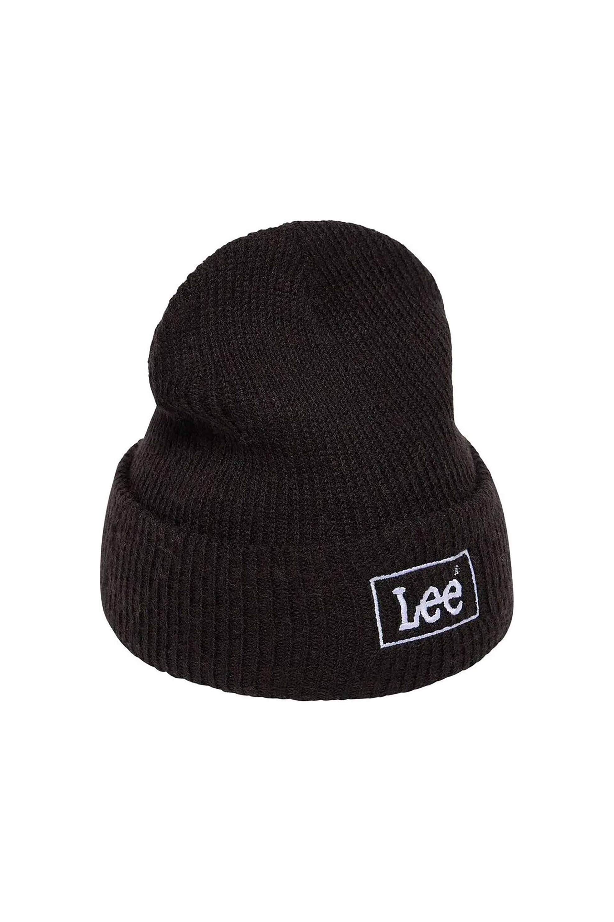 Lee® ανδρικός σκούφος με λογότυπο "Beanie" - 112372707 Μαύρο