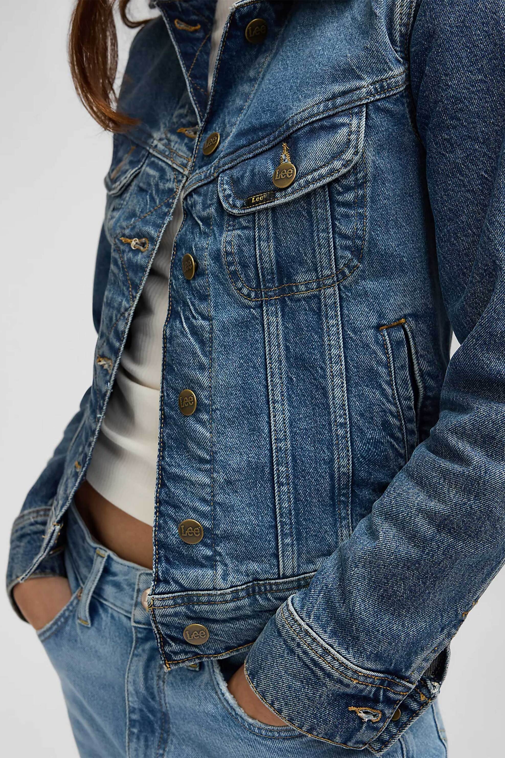 Lee® γυναικείο denim jacket Regular Fit "Rider" - 112341297 Denim Blue φωτογραφία