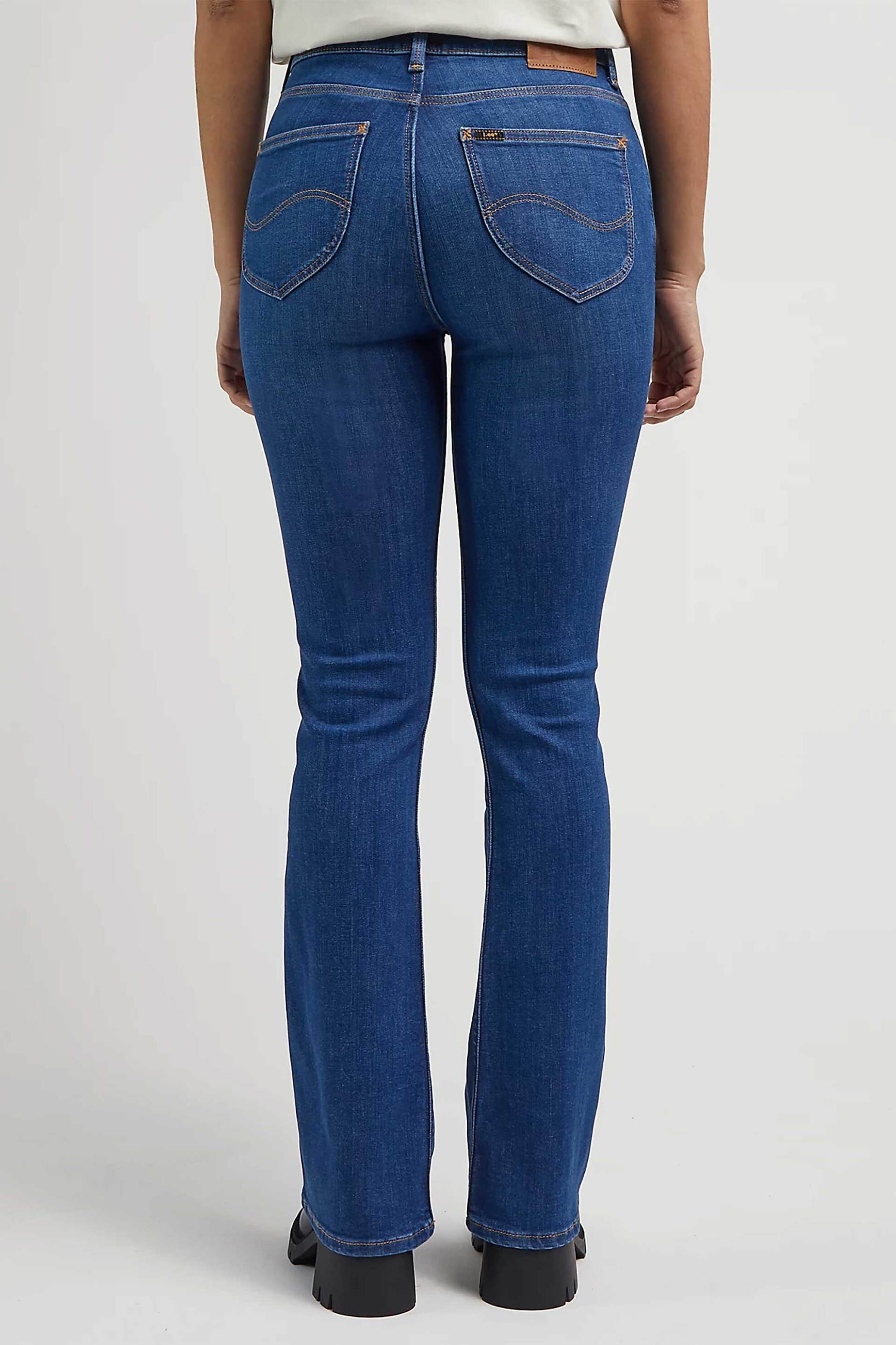 Lee® γυναικείο τζιν παντελόνι πεντάτσεπο boot cut "Breese" - 112341971 Denim Blue φωτογραφία