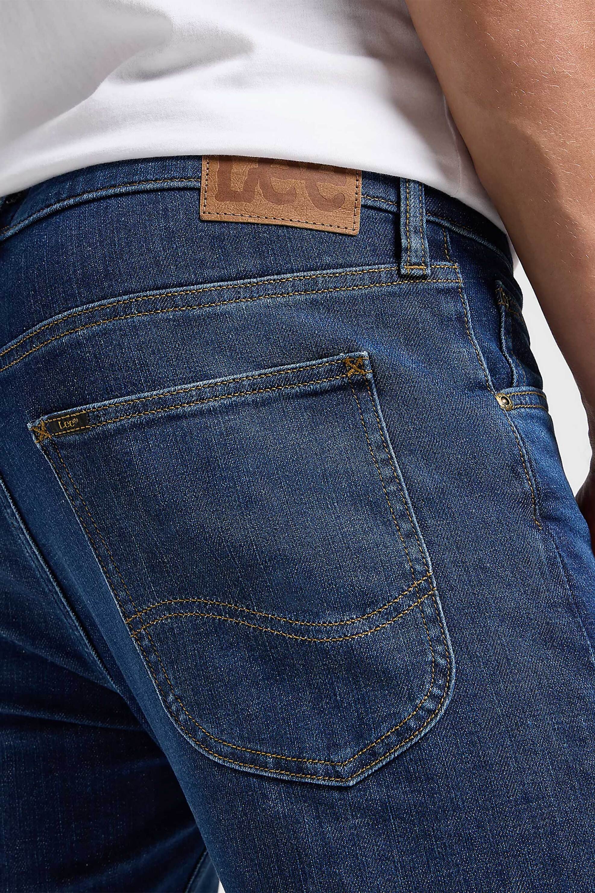 Lee Ανδρικό Τζιν Παντελόνι Πεντάτσεπο Slim Fit Luke - 112365111 Denim Blue